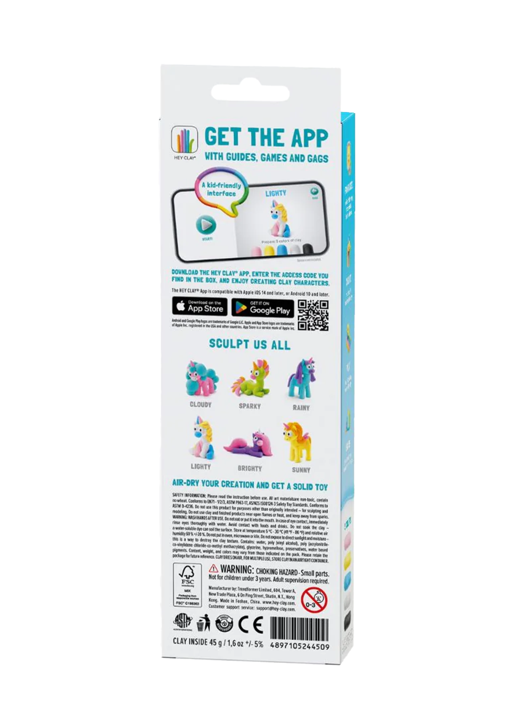 Hey Clay Unicorn | Lighty