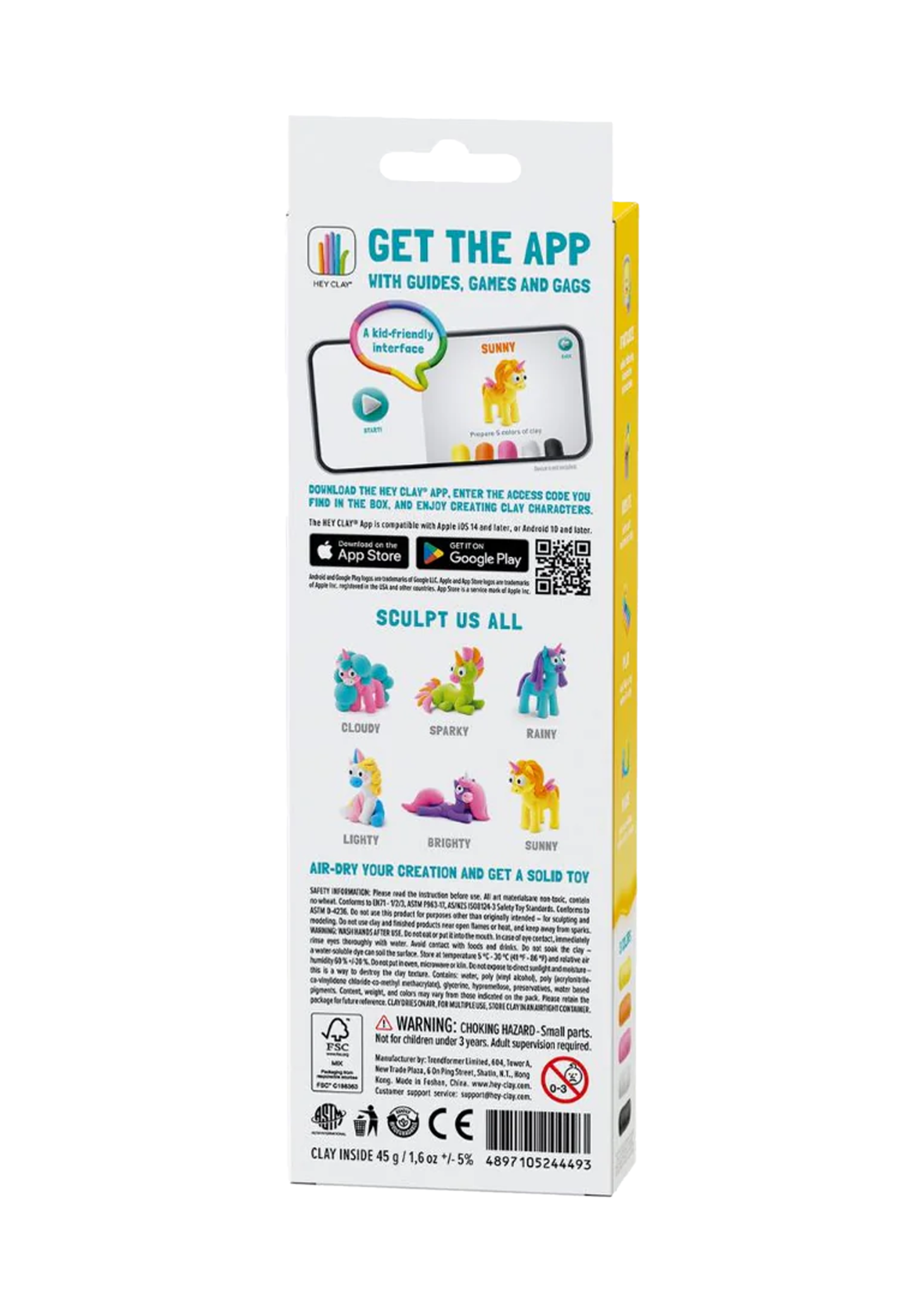 Hey Clay Unicorn | Sunny