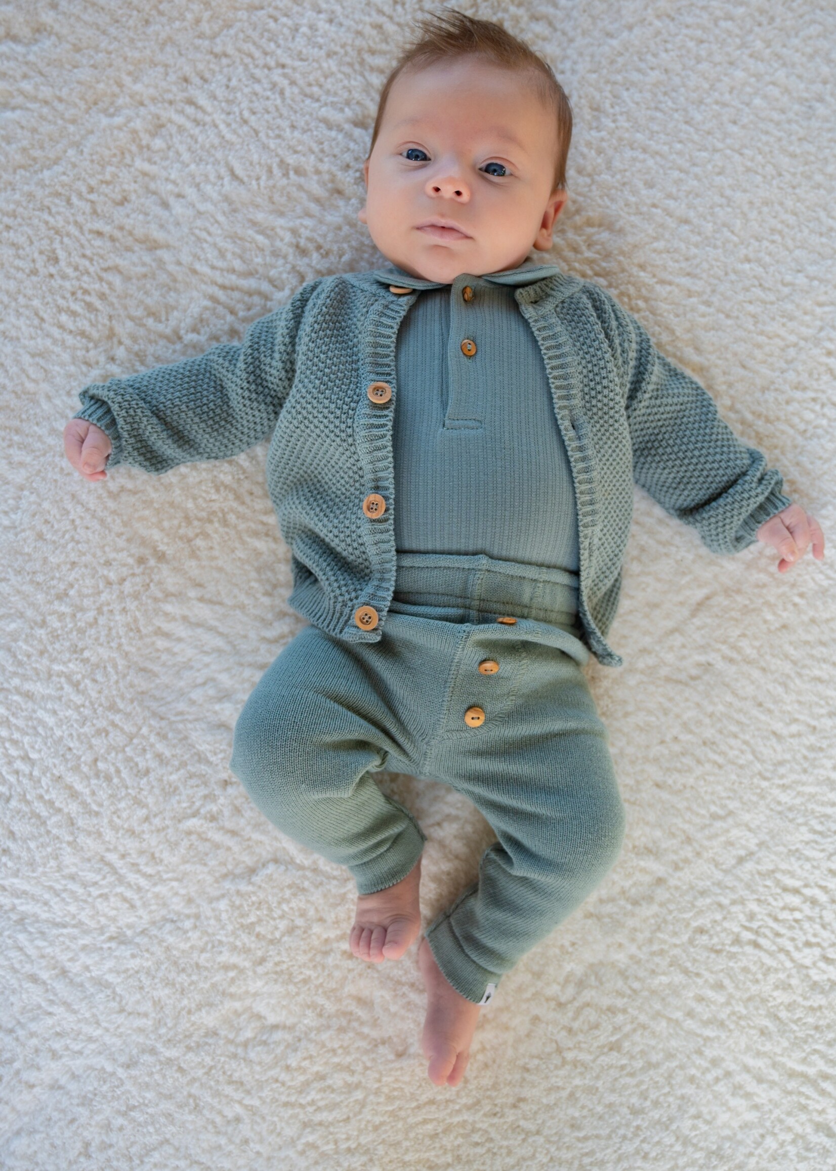 Klein Baby Trousers Stone Green