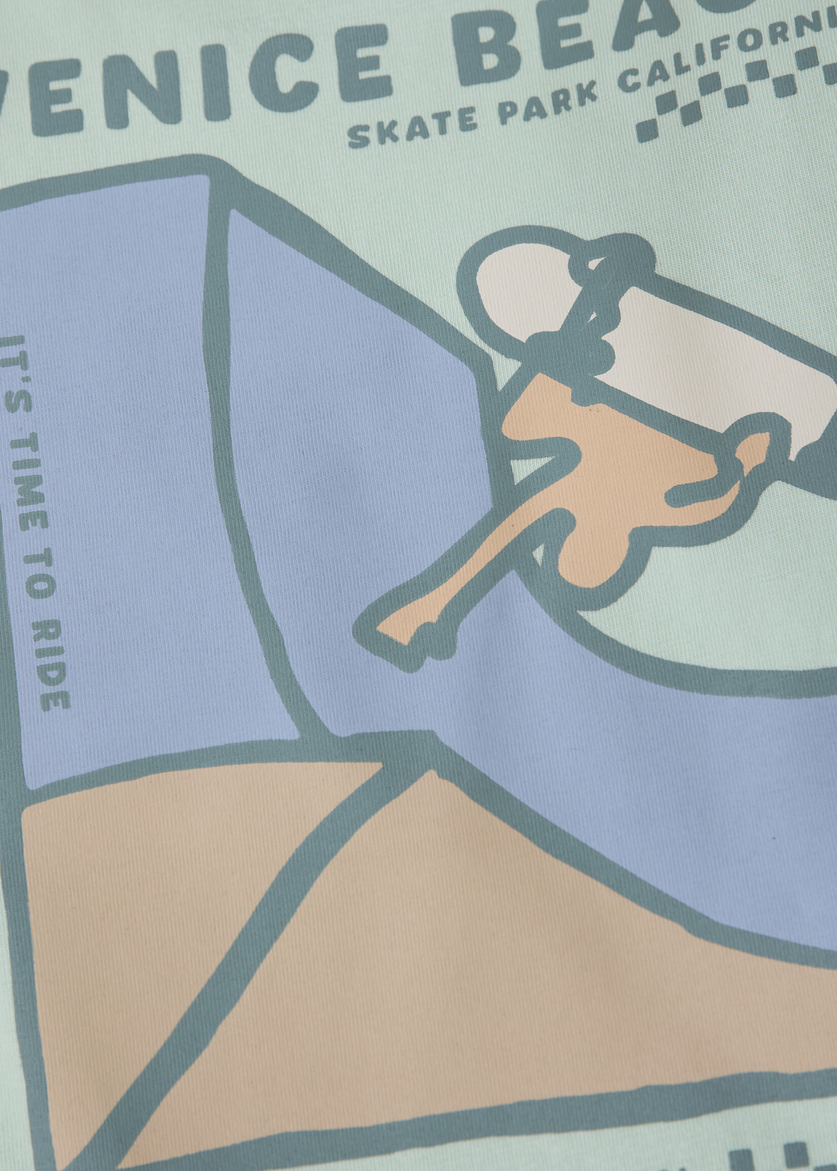 Daily 7 T-shirt Backprint | Aqua Foam