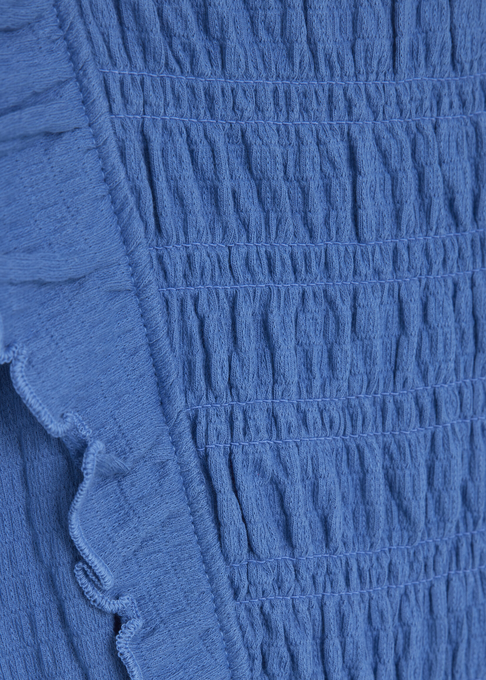 Daily 7 Jumpuit Ruffle | Dusty Royal Blue