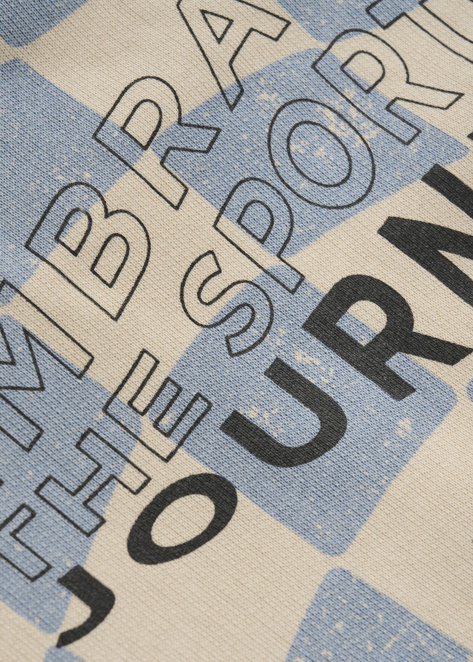 Daily 7 Oversized Sweater Check Print | Ashley Blue