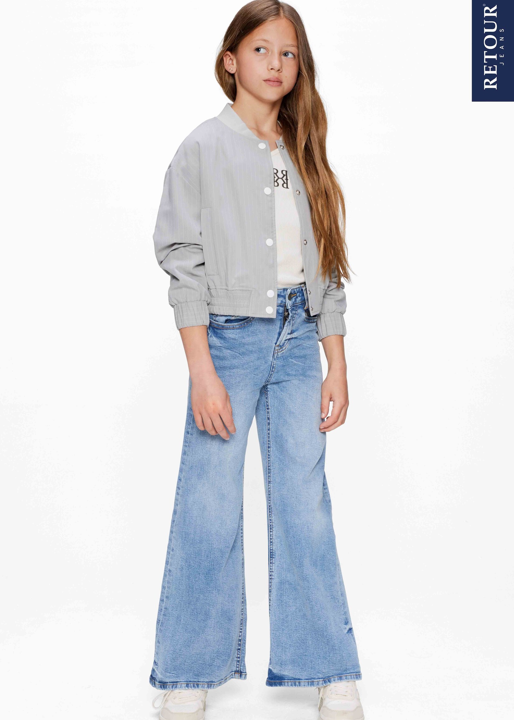 Retour Jeans Celeste Wide | Bleached Blue Denim
