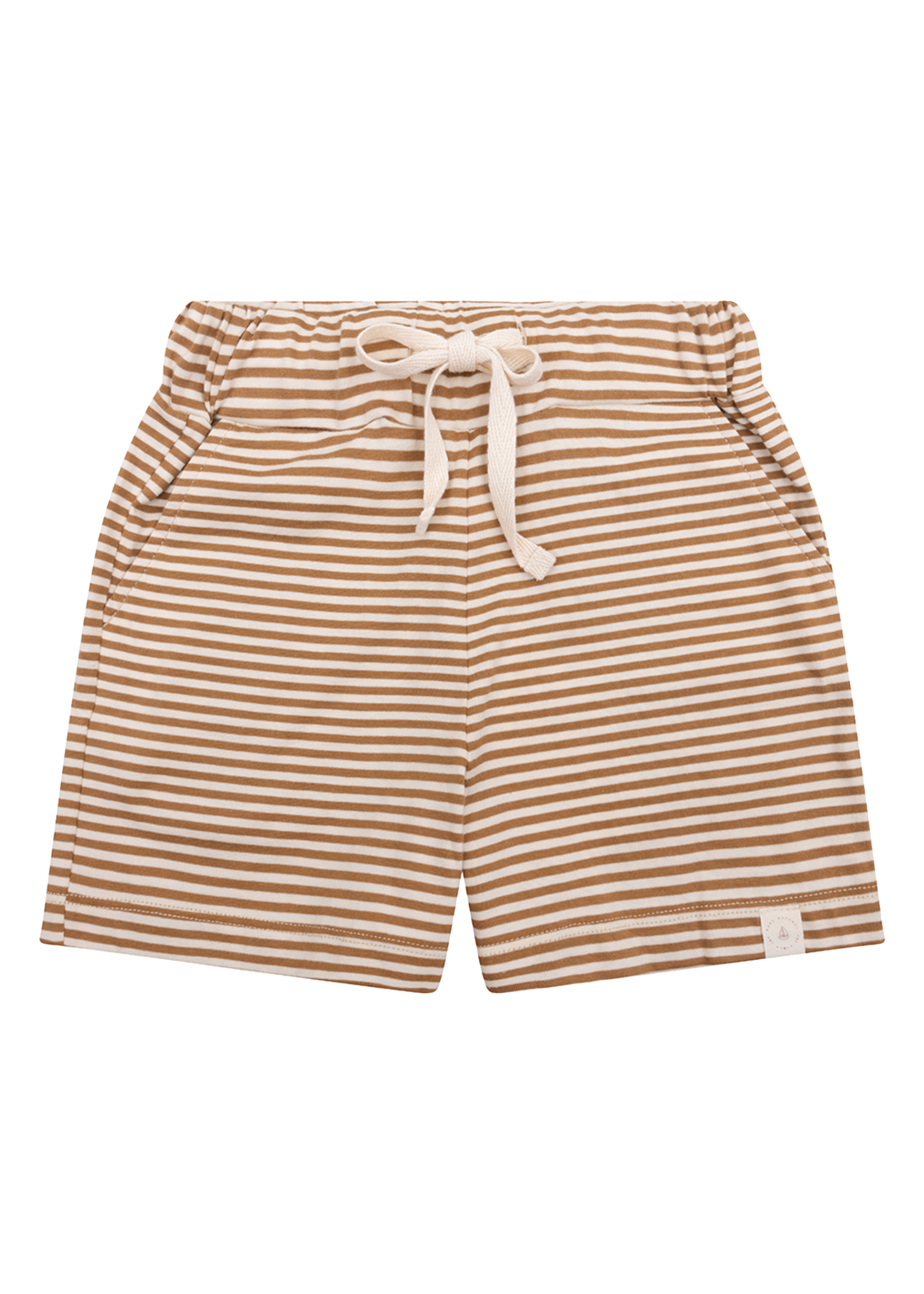 Navy Natural Niels short biscuit stripe