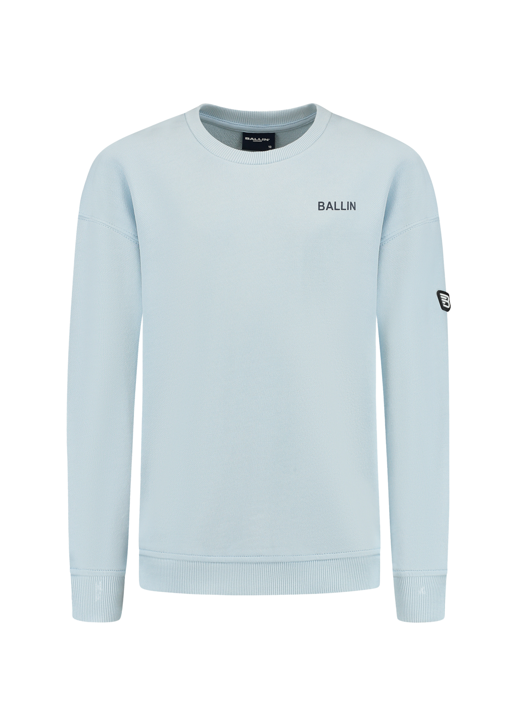 Ballin Loose Fit Crewneck LS Sweaters | Light Blue