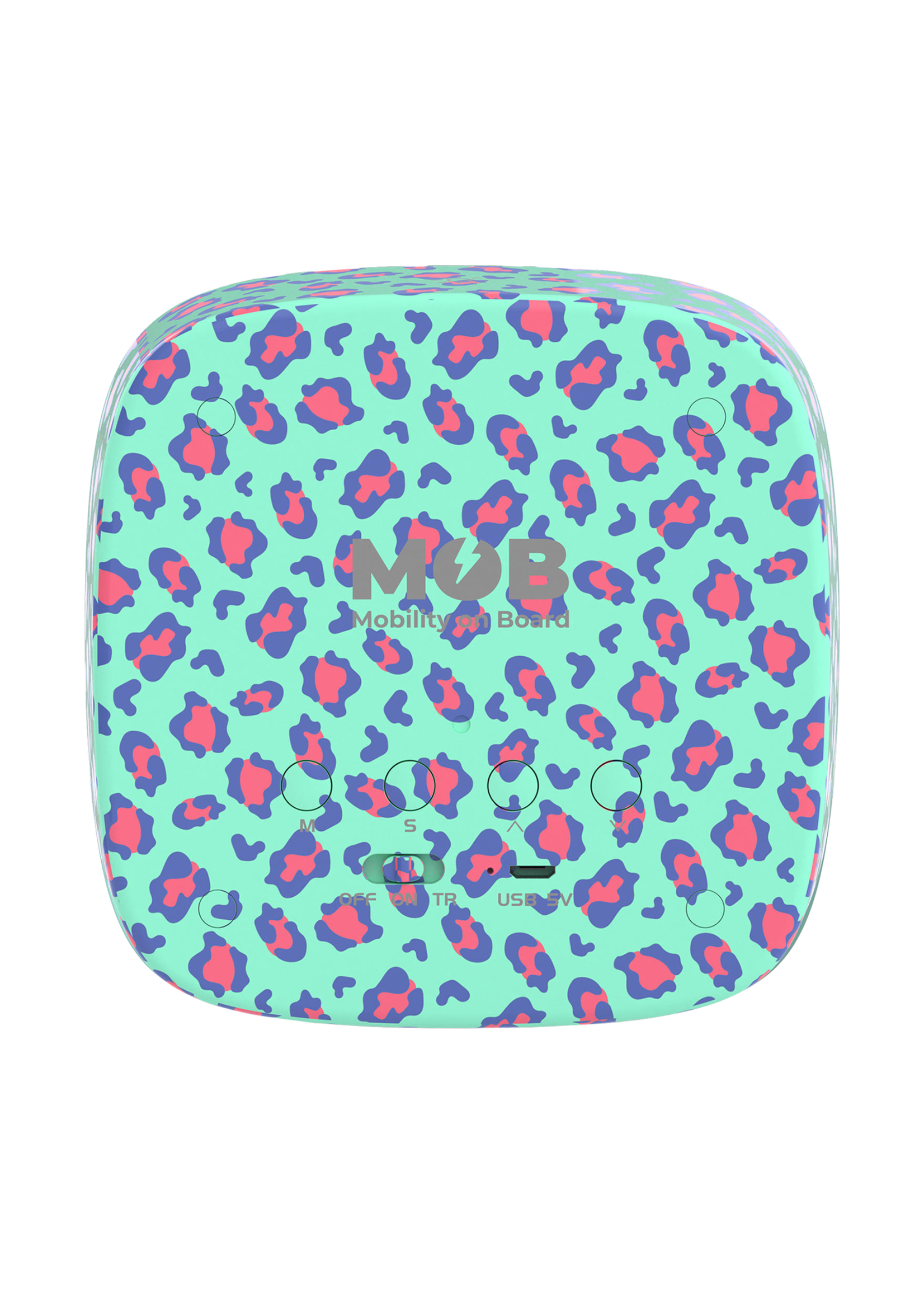 Mobility On Board Billy Clock and Light - Leopard