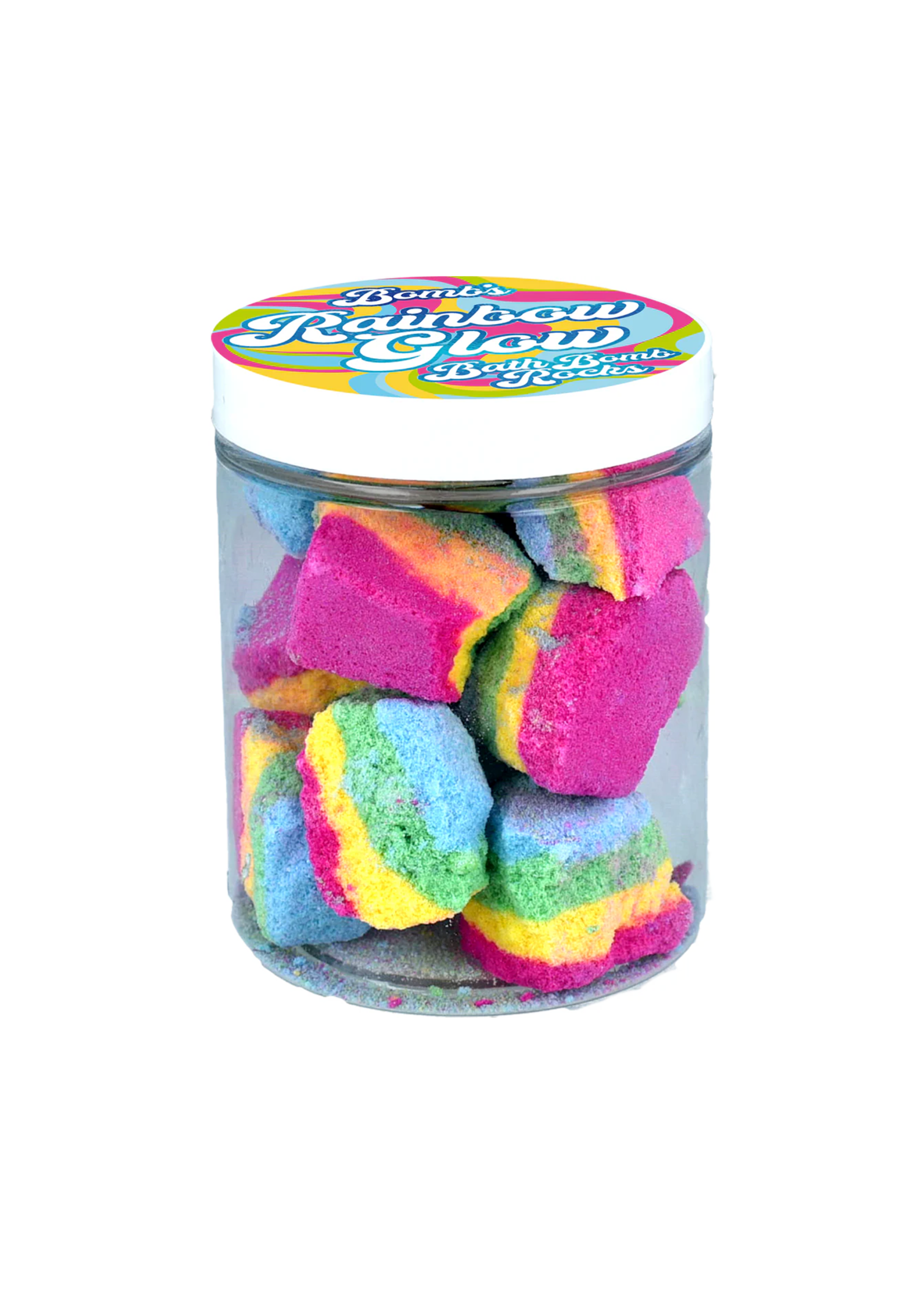 Bomb Cosmetics Bath Rocks | Rainbow Glow