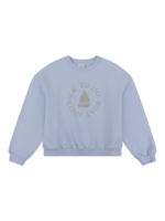 Navy Natural Oversized sweater boat blue