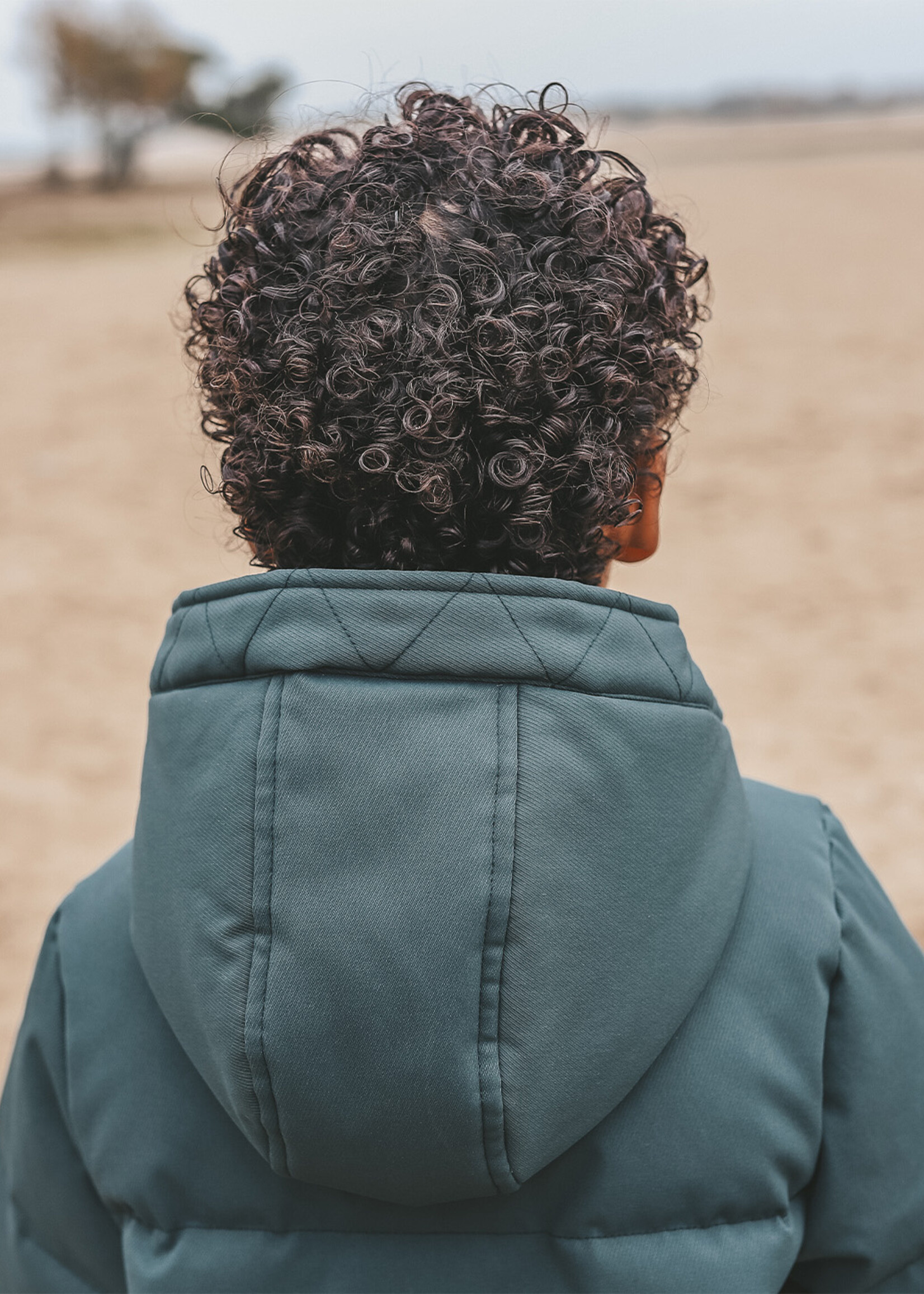 Your Wishes Solid | Puffer Coat | Teal