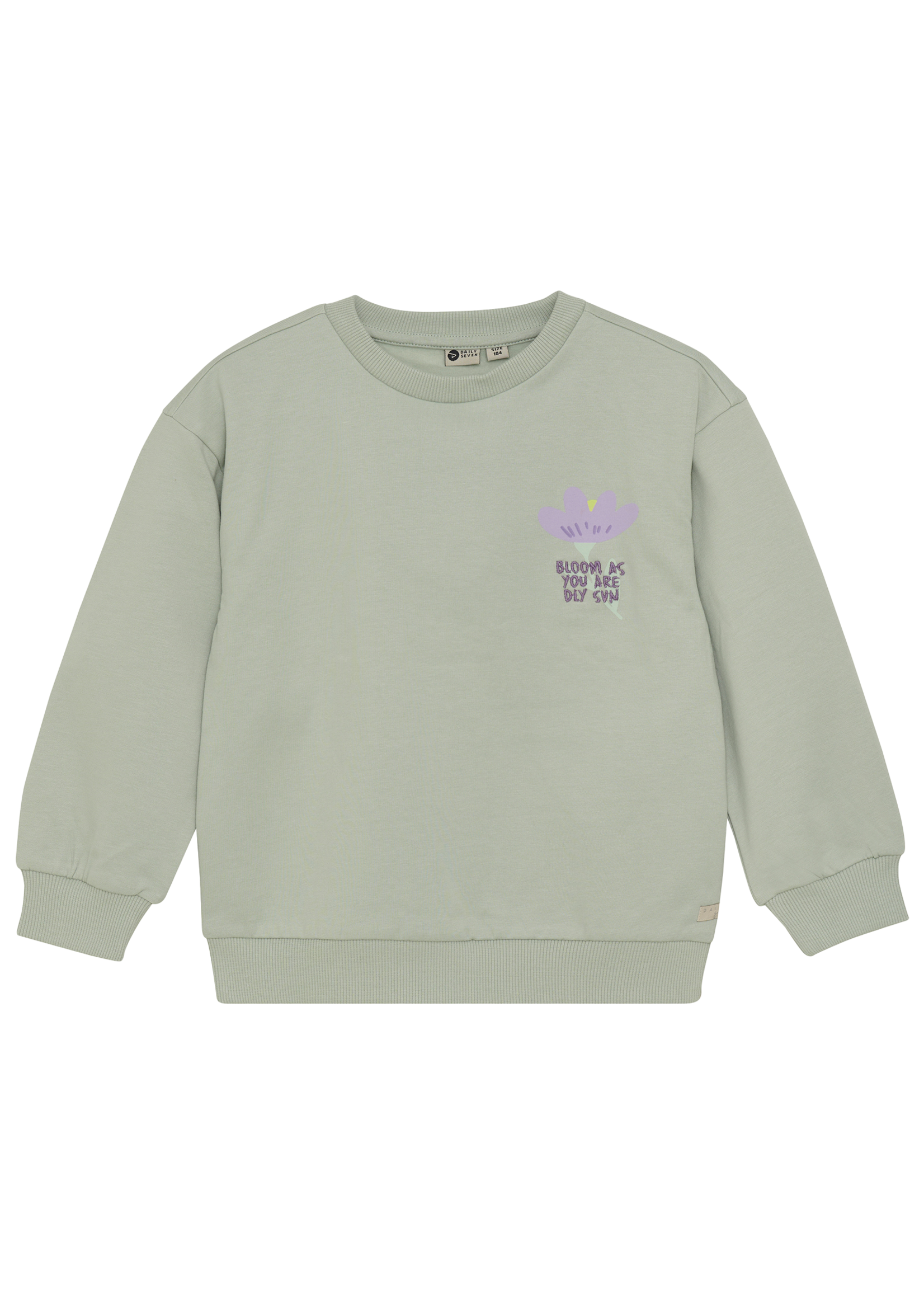 Daily 7 Sweater Backprint | Green