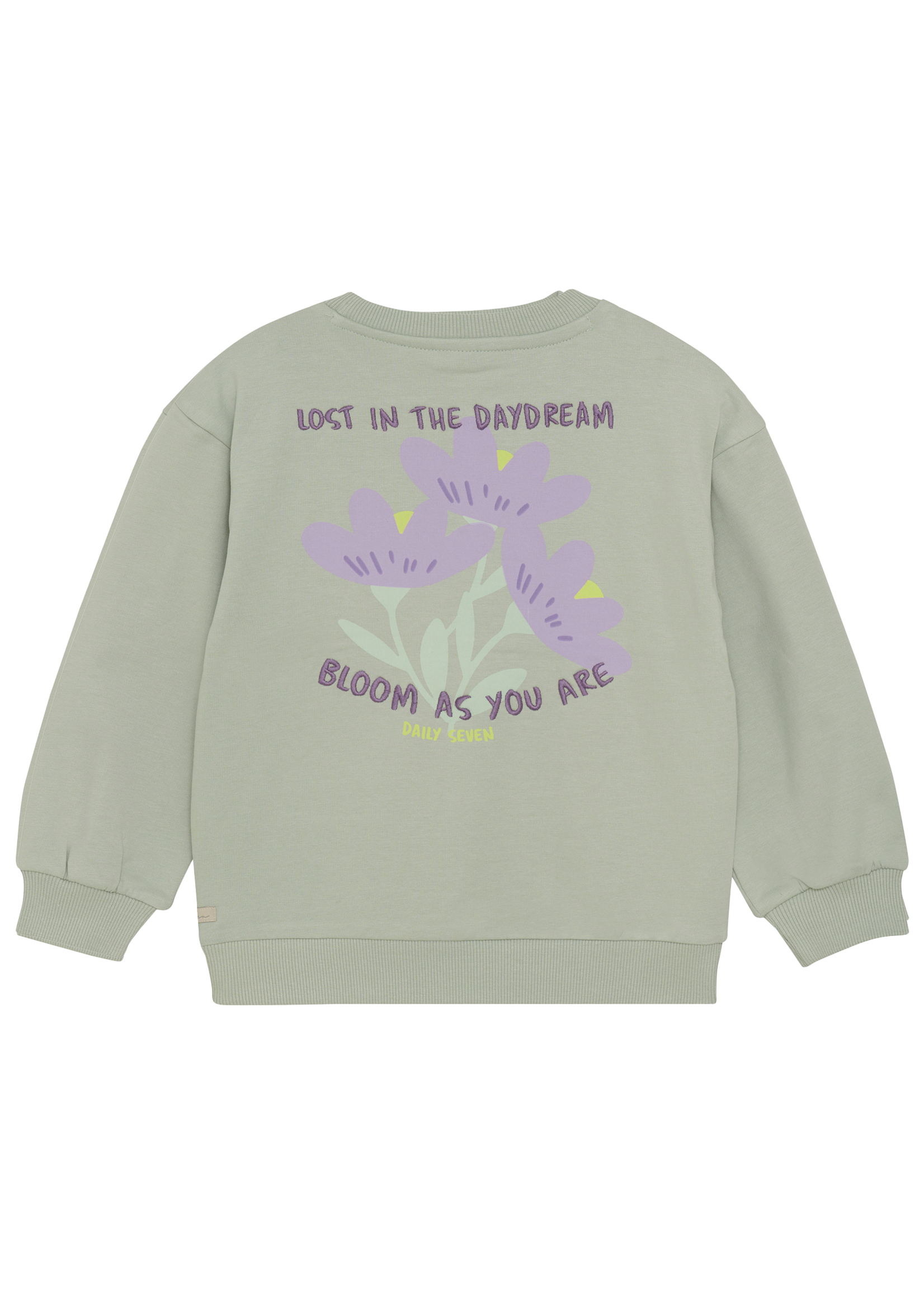 Daily 7 Sweater Backprint | Green