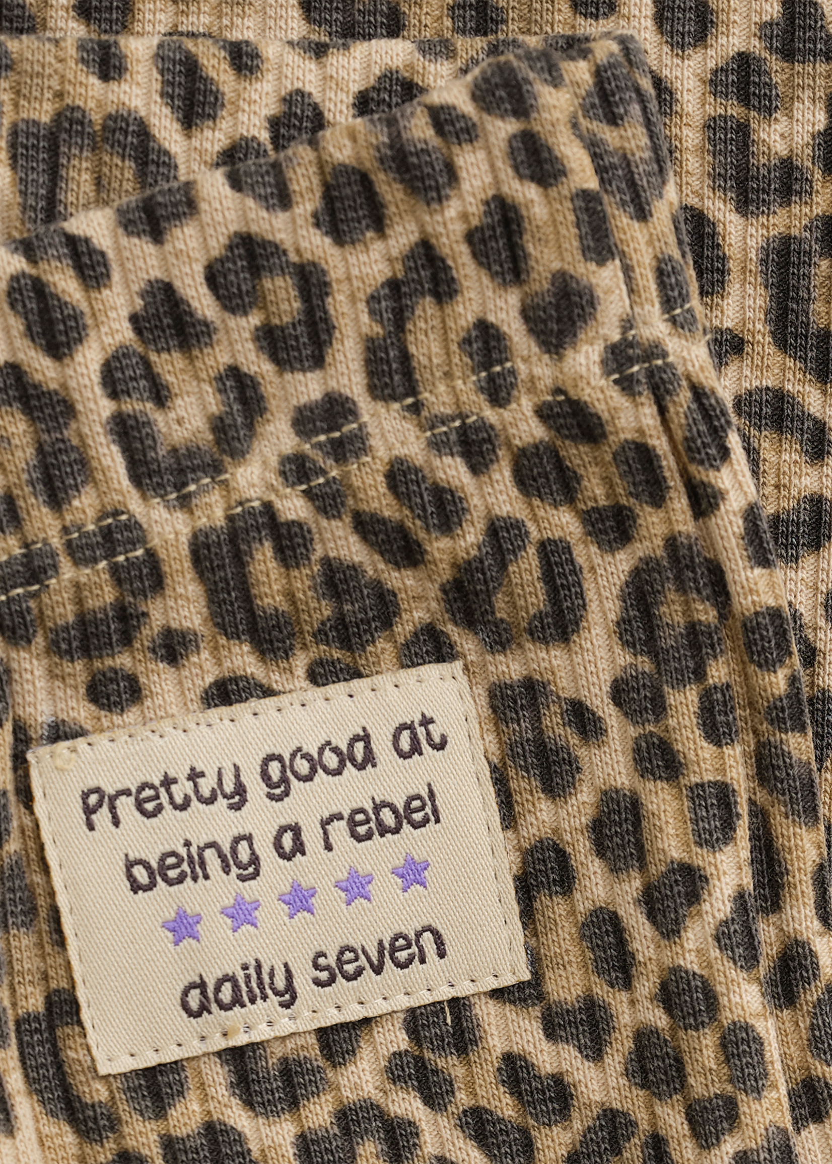 Daily 7 Animal Flared Pants | Sand