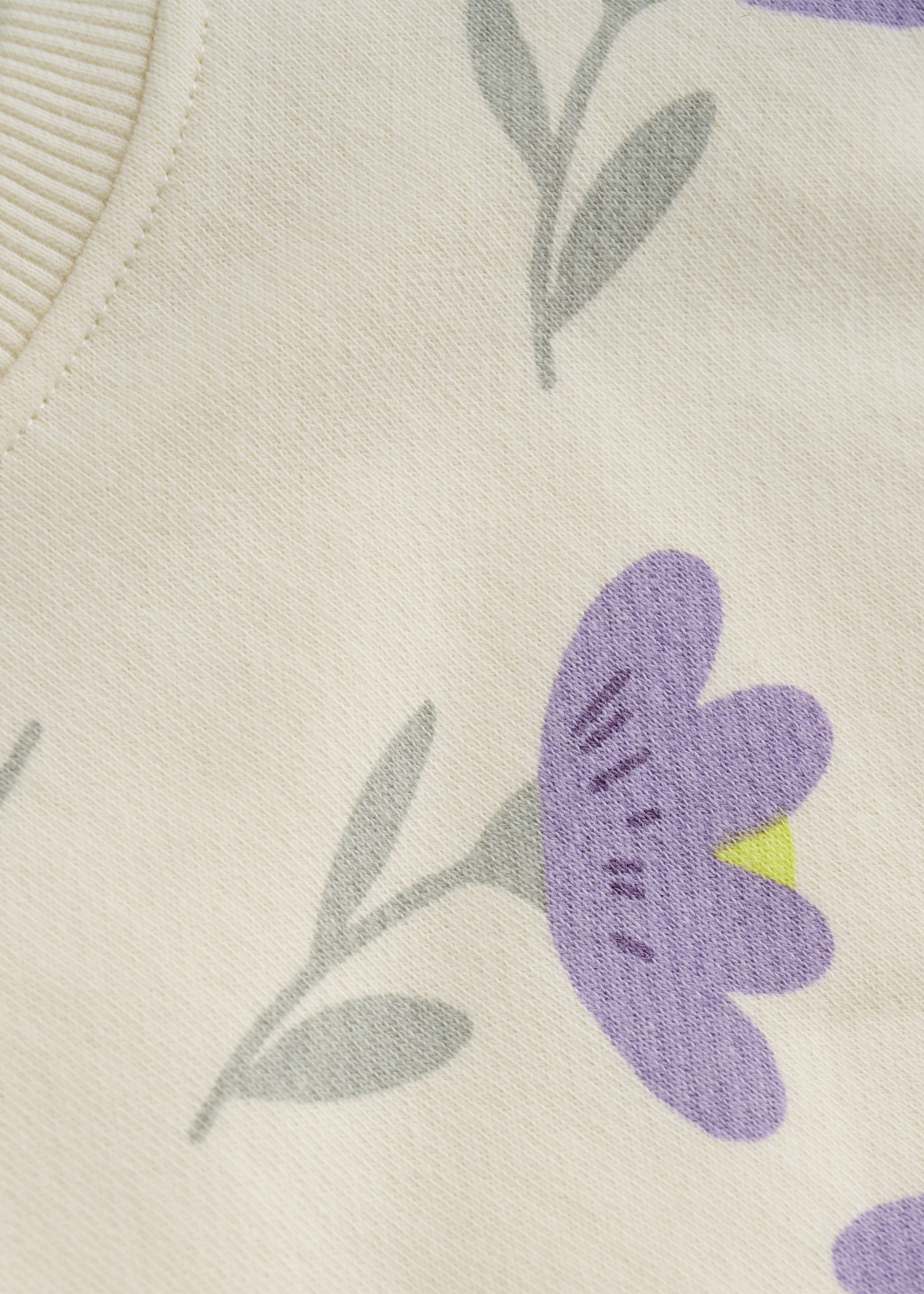 Daily 7 Sweater Flowers | White