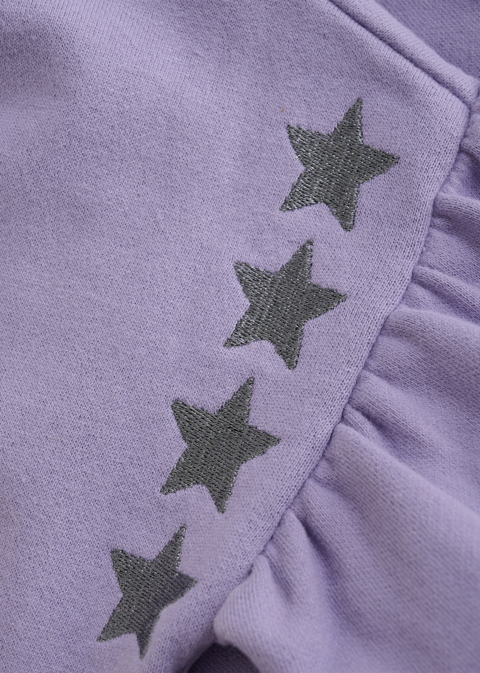 Daily 7 Sweater Embroidery Sleeve | Purple