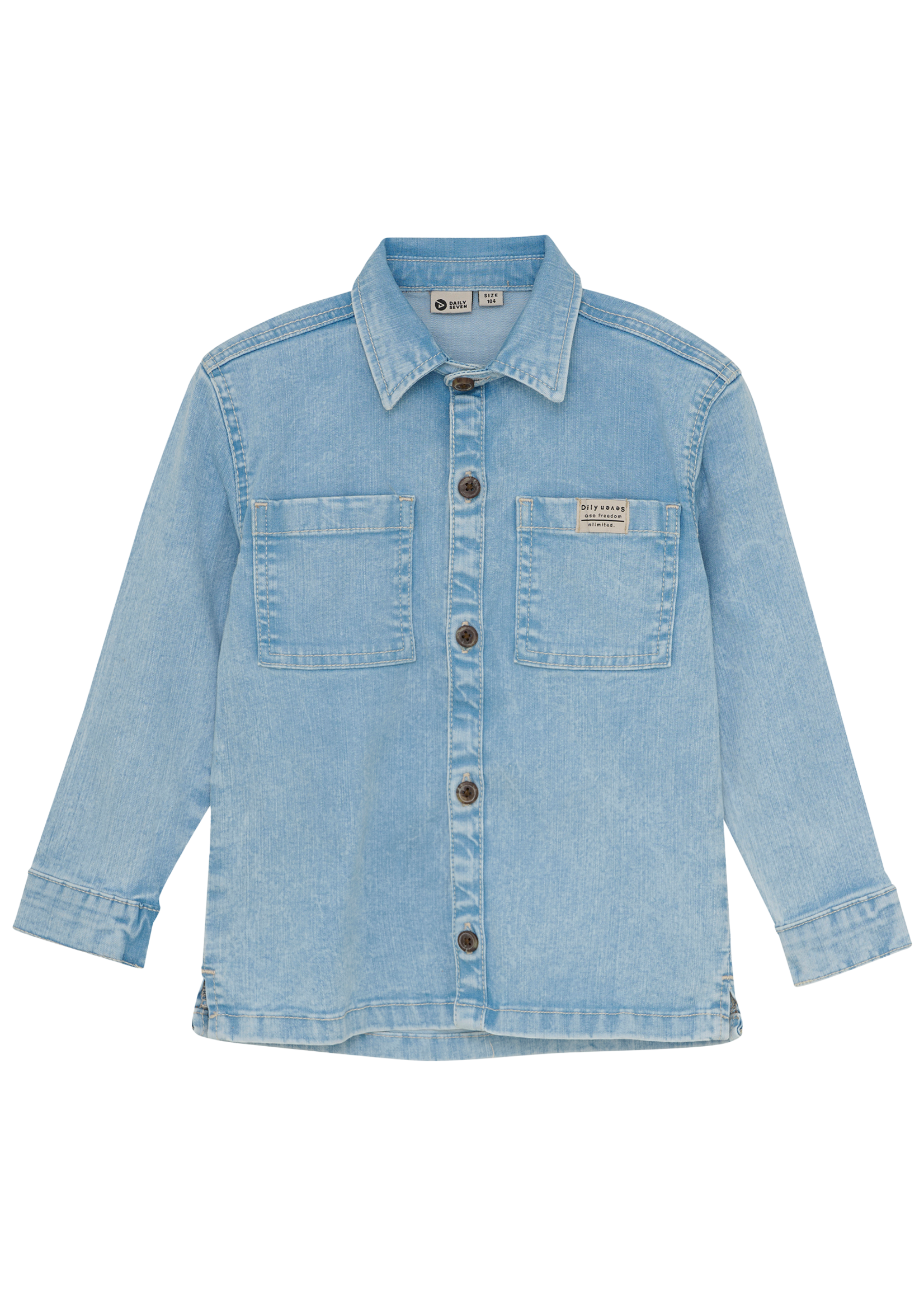 Daily 7 Denim Shirt Backprint | Denim