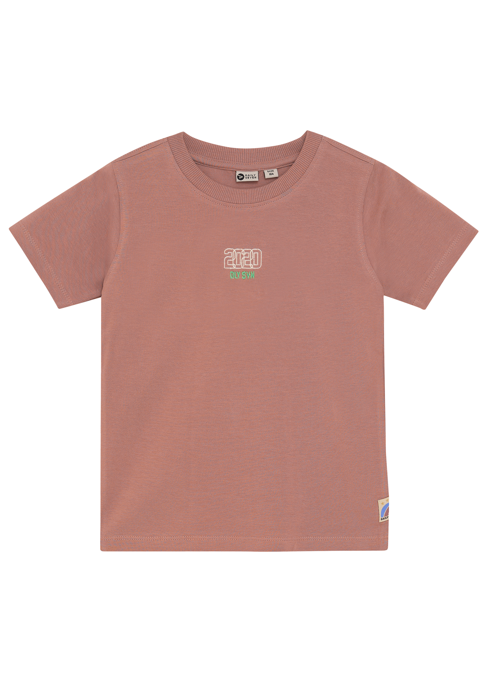 Daily 7 T-shirt Backprint | Brown