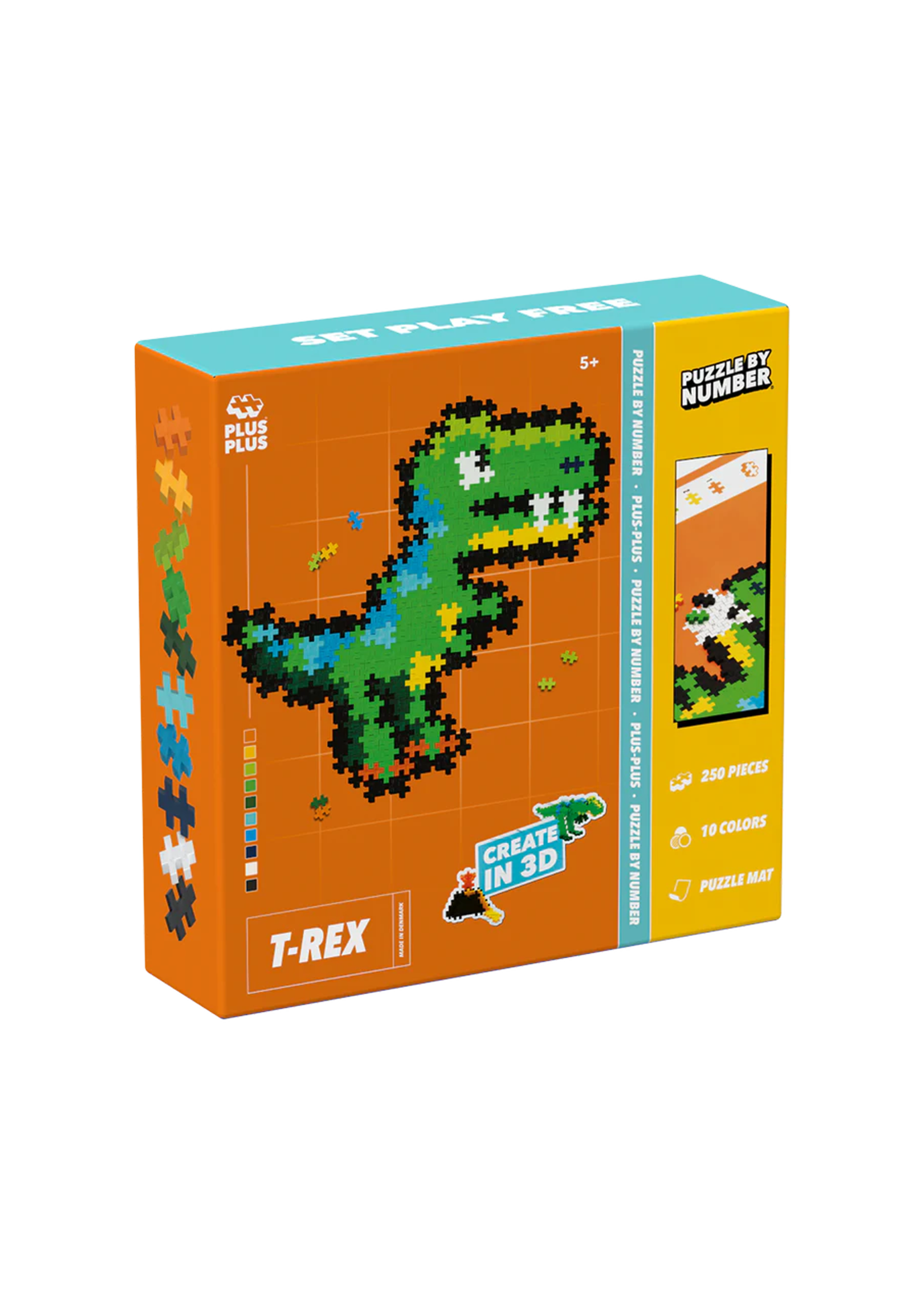 Plus-Plus Puzzle By Number | T-Rex