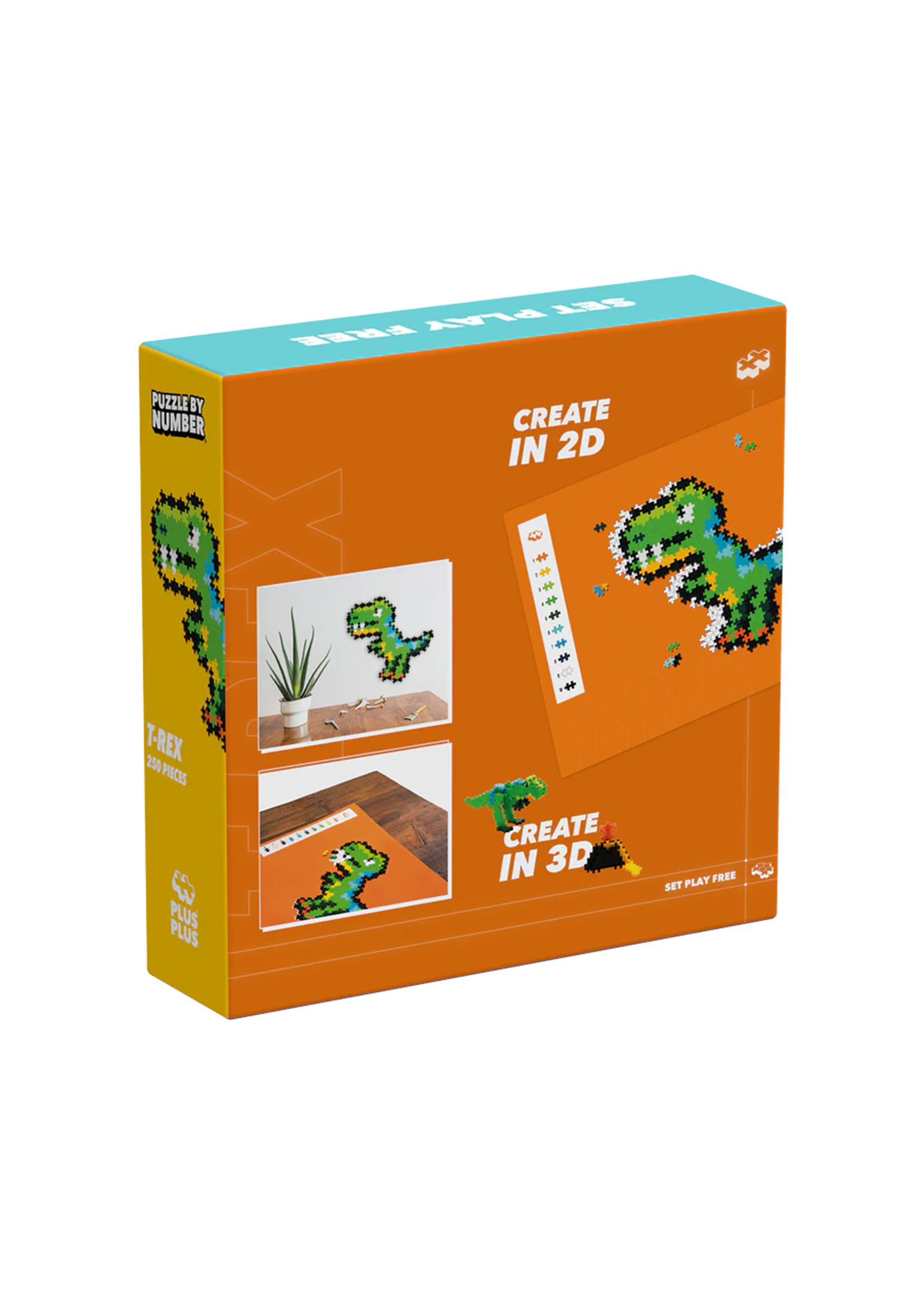 Plus-Plus Puzzle By Number | T-Rex