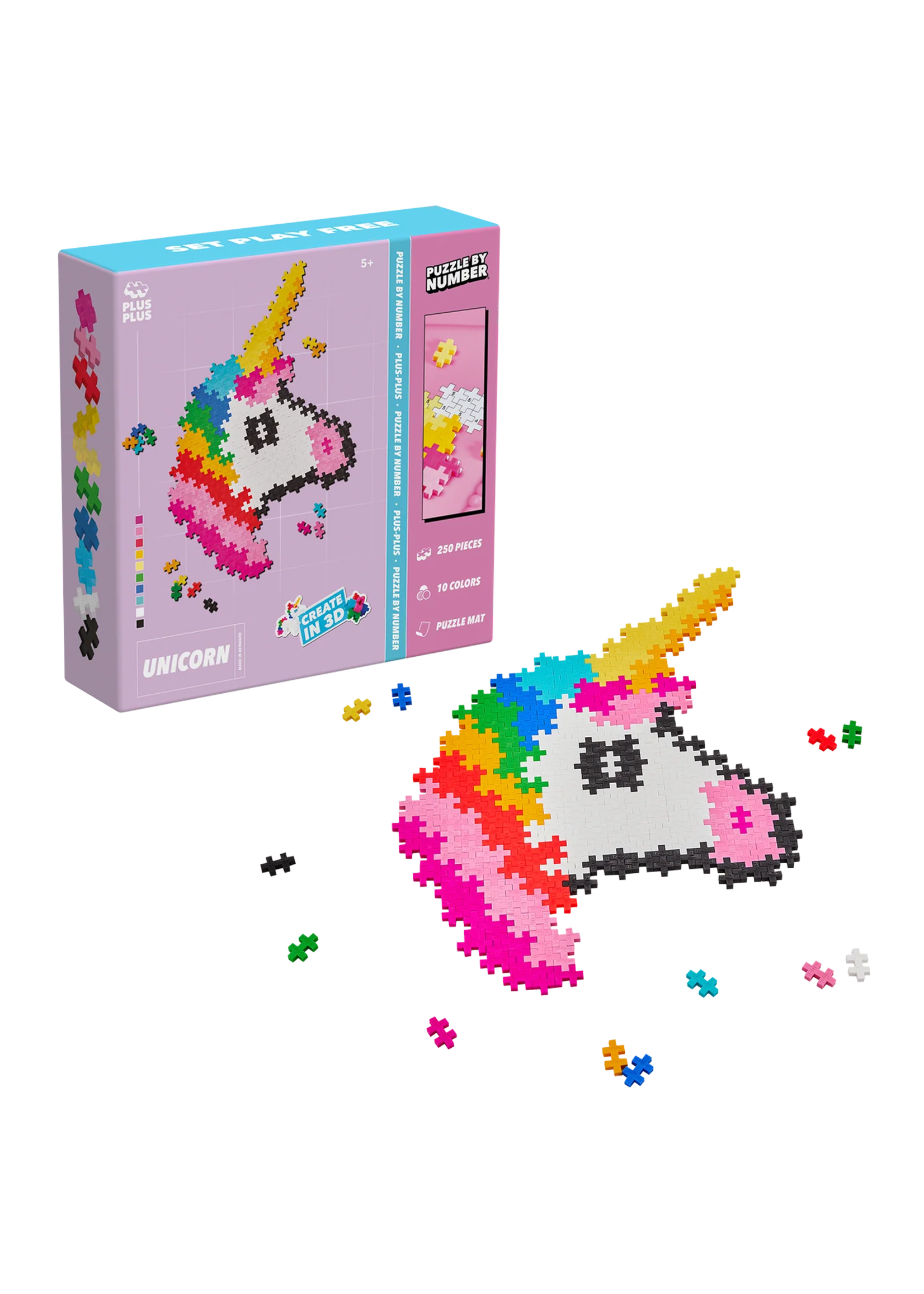Plus-Plus Puzzle by Number | Unicorn