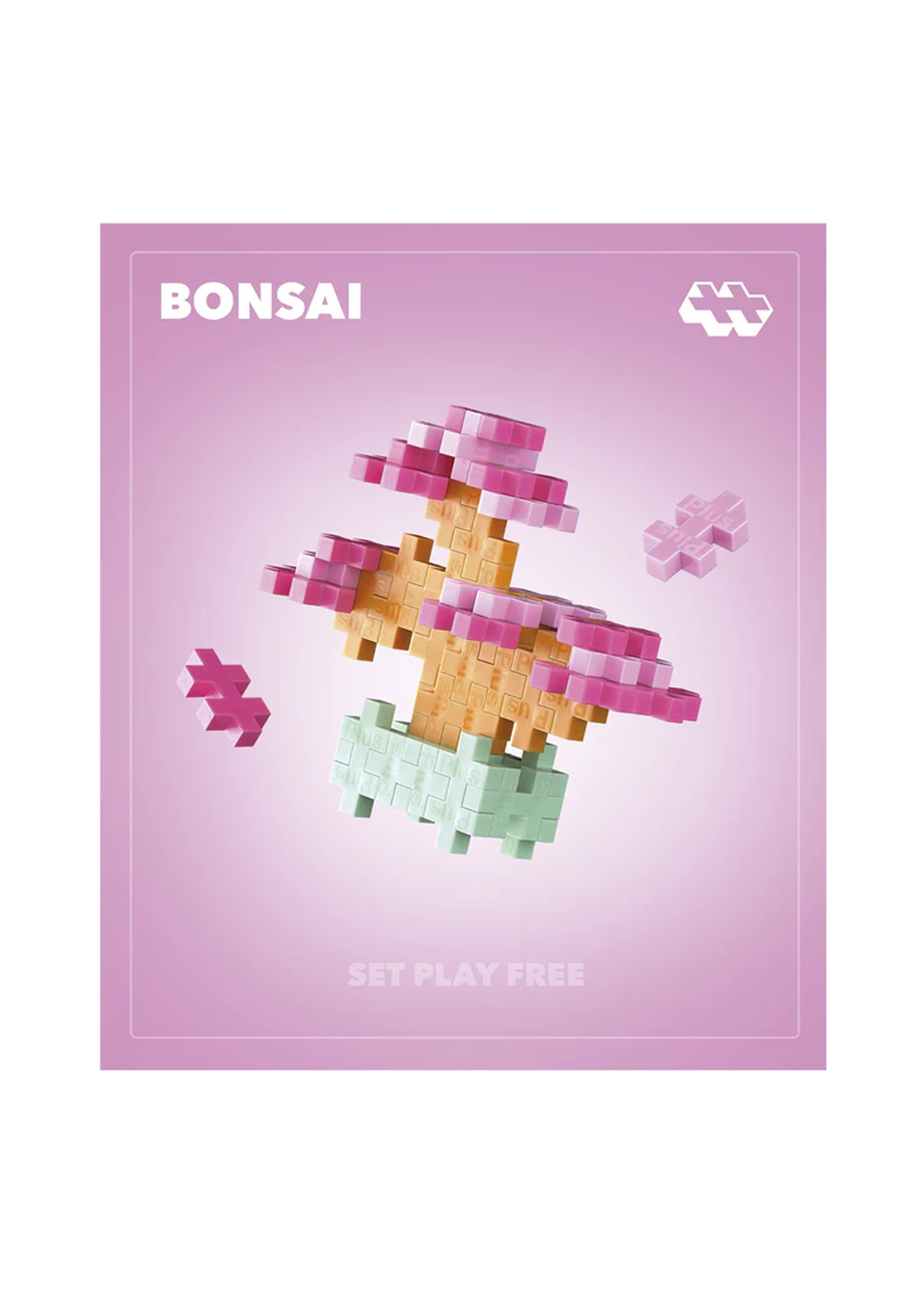 Plus-Plus Plant Packs - Pink Bonsai