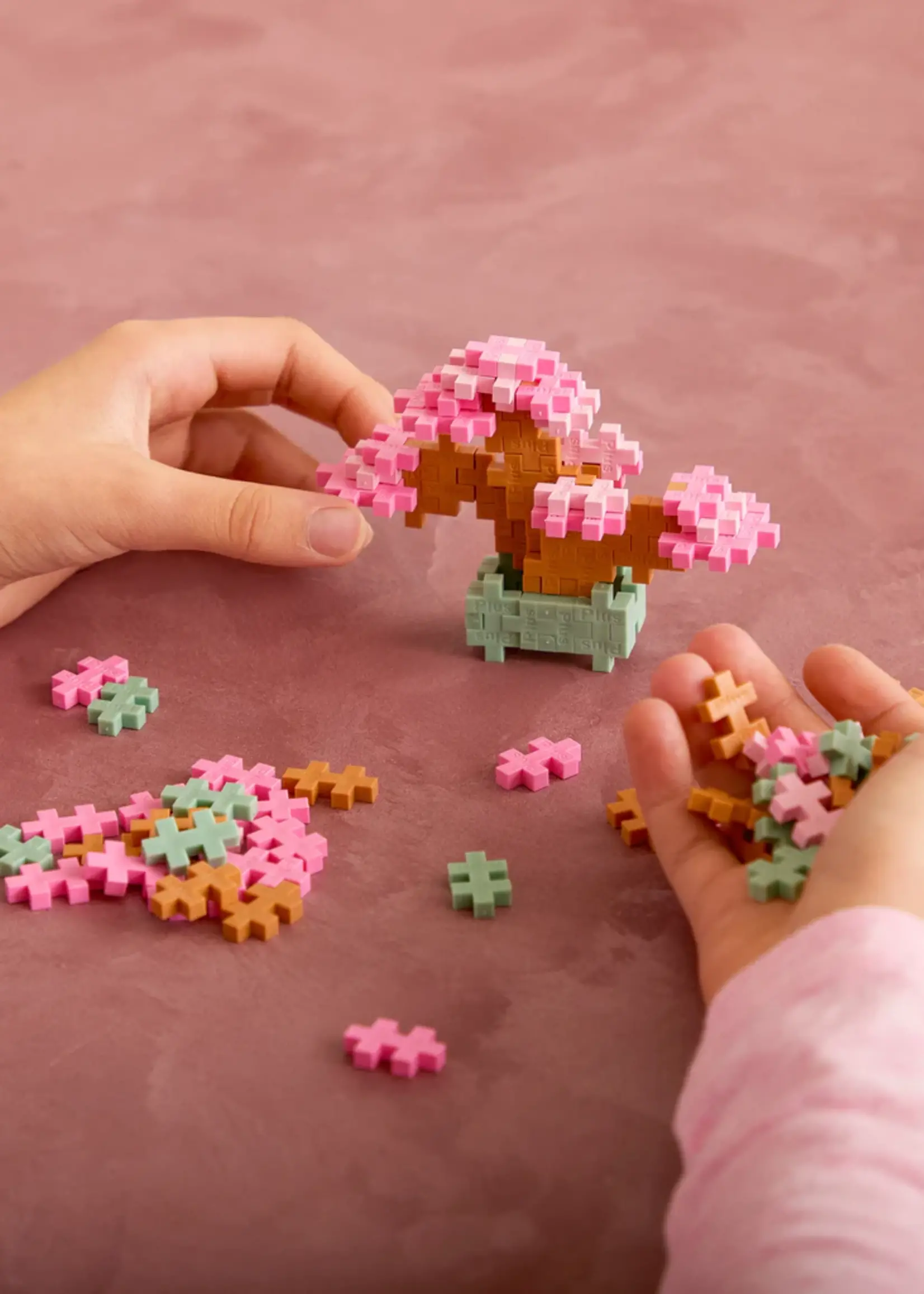 Plus-Plus Plant Packs - Pink Bonsai