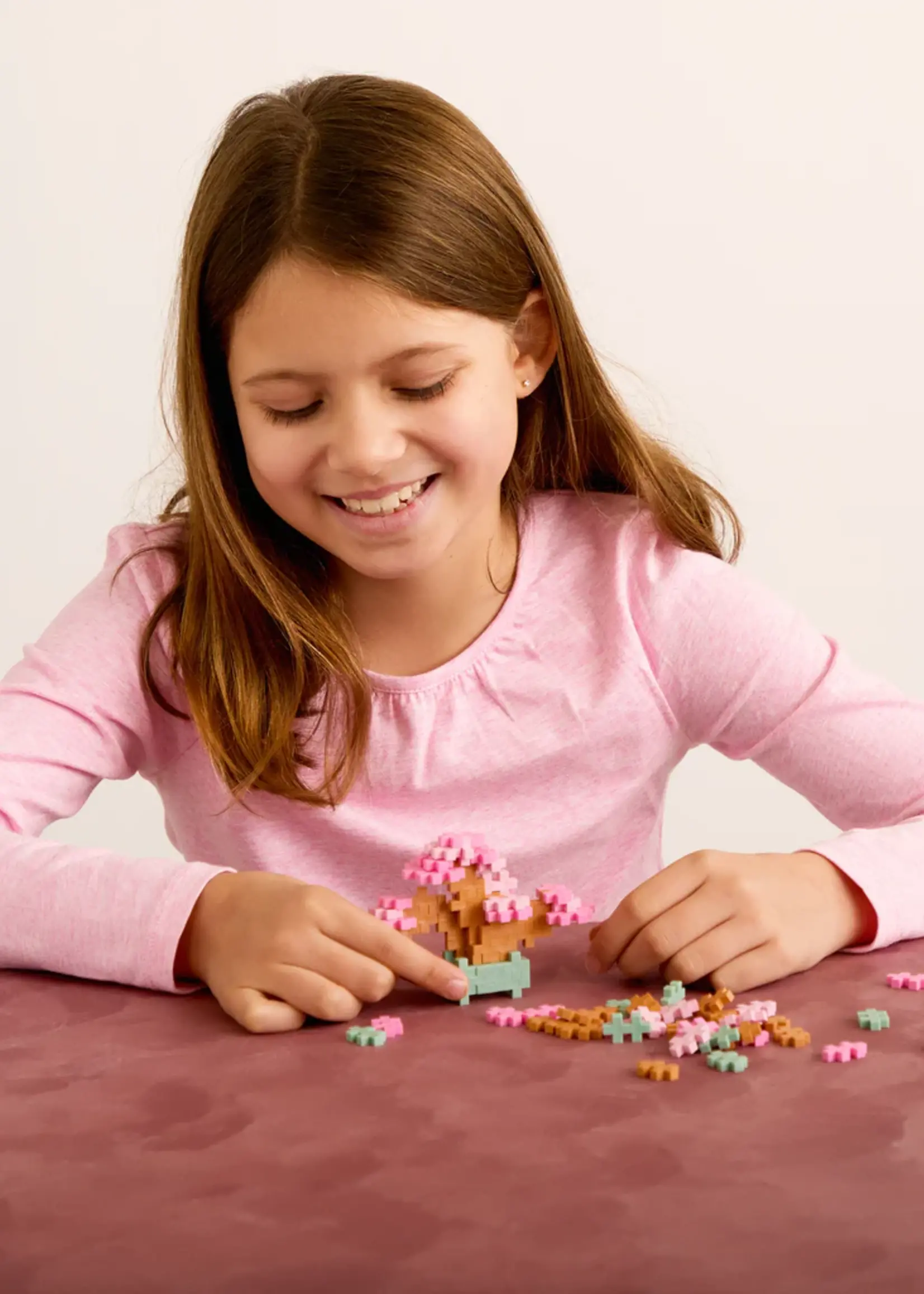 Plus-Plus Plant Packs - Pink Bonsai