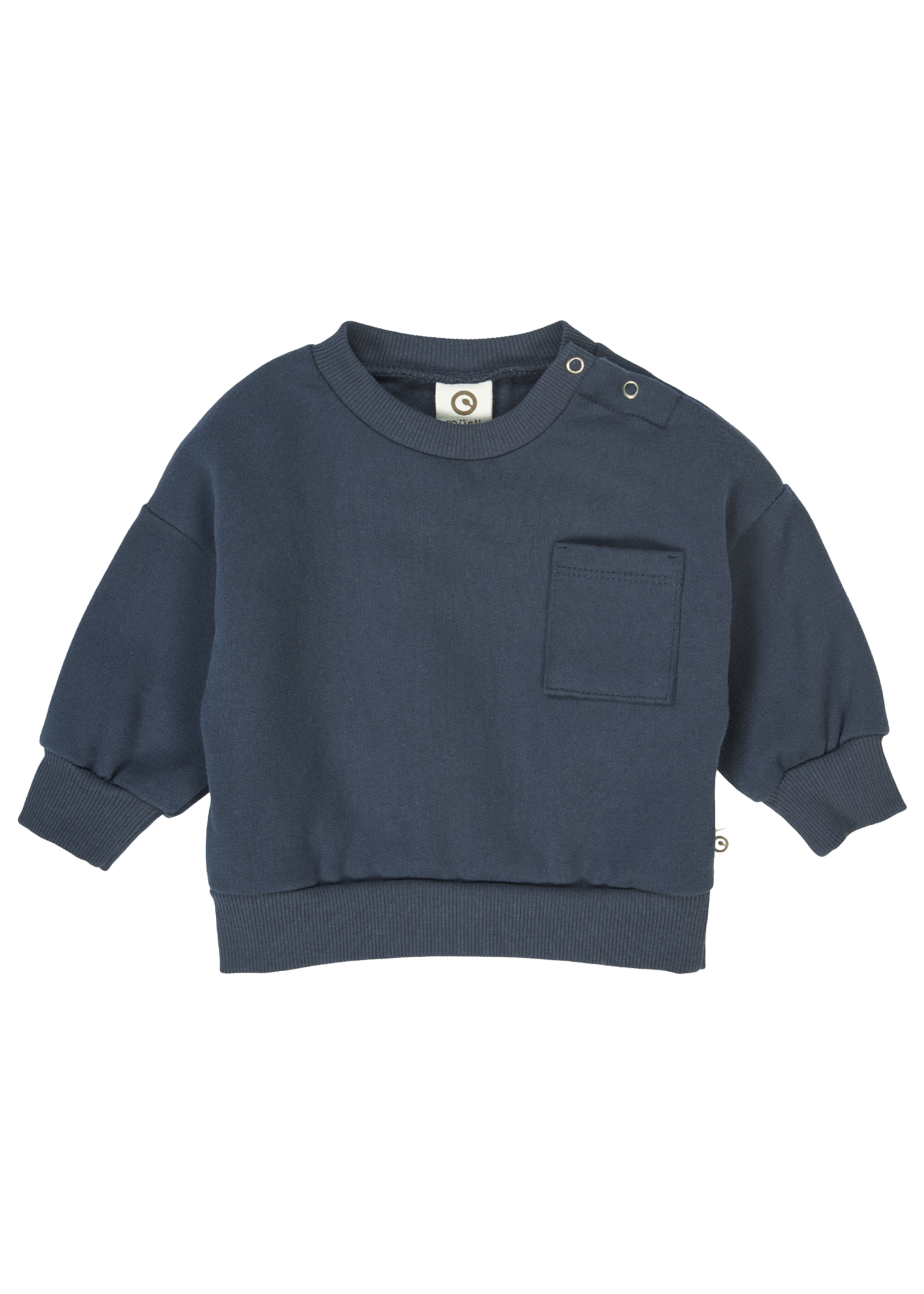 Müsli Pocket sweatshirt baby | Night blue