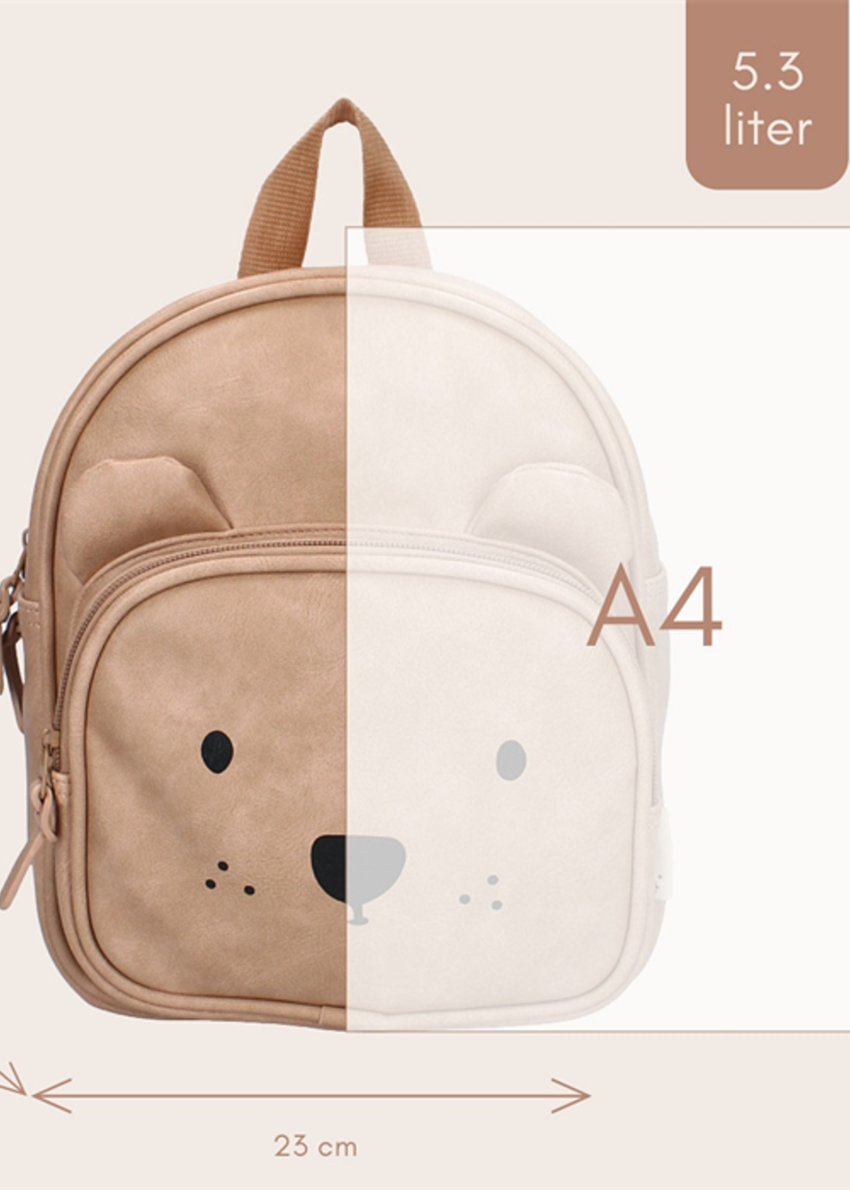 Kidzroom Rugzak beary excited