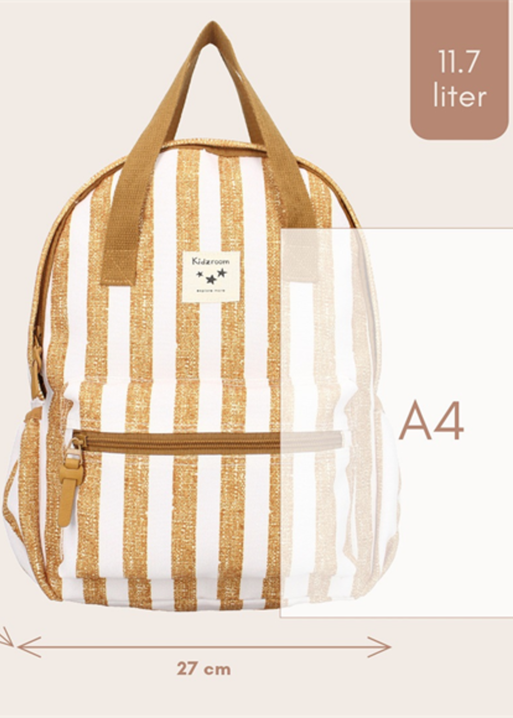 Kidzroom Rugzak stripe frenzy