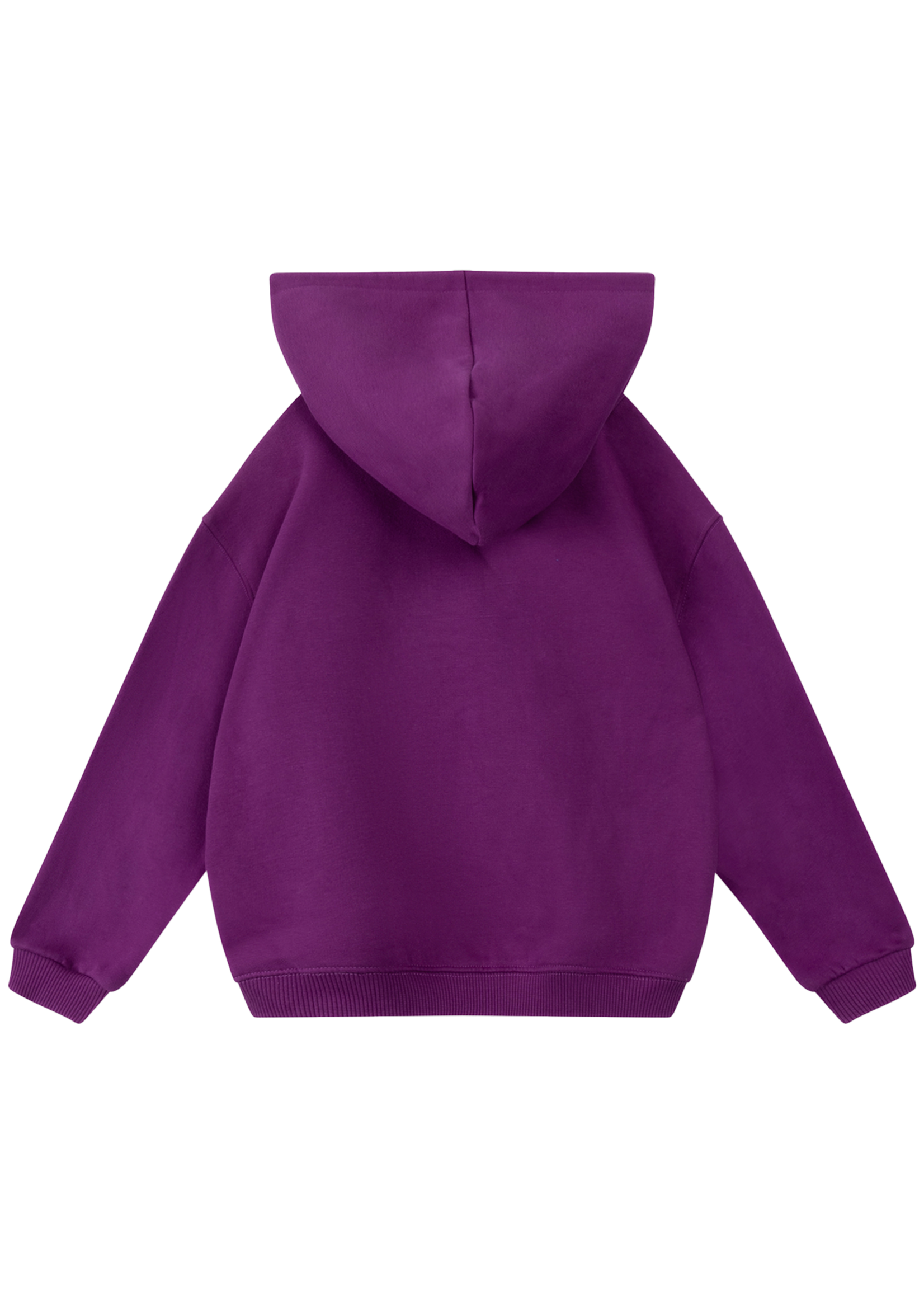 Alix Mini kids knitted logo hoody | purple magic