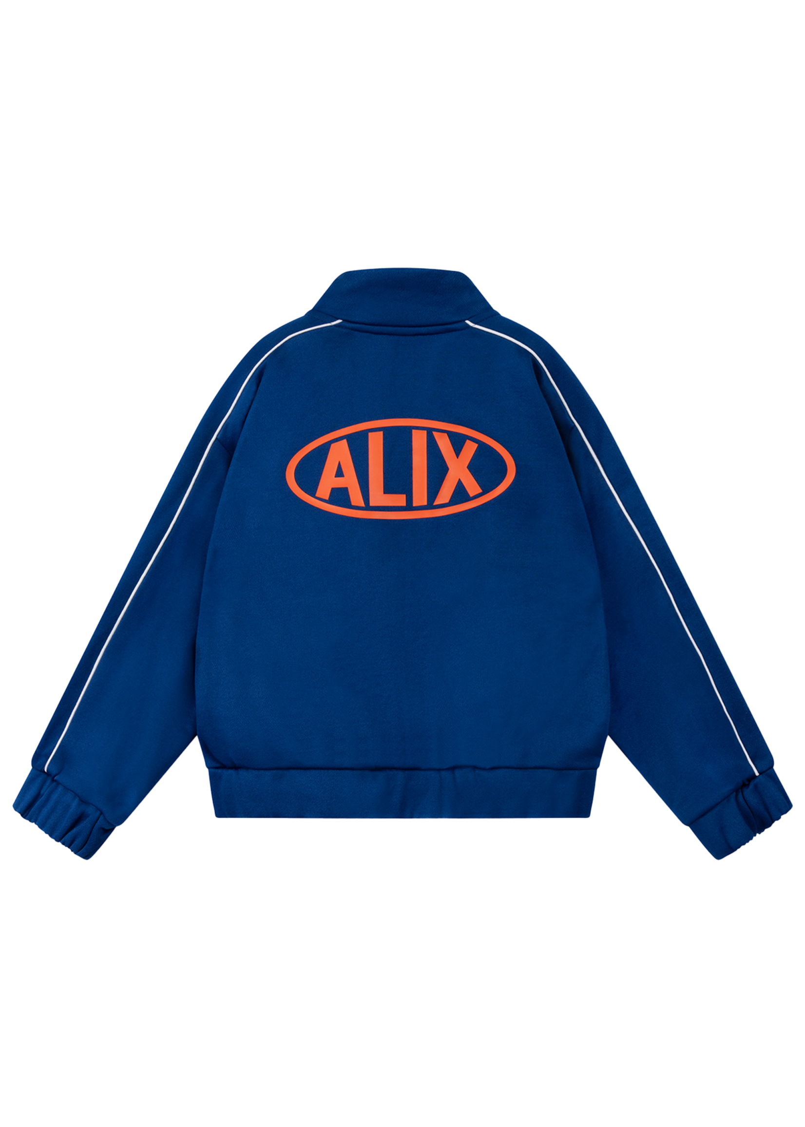 Alix Mini kids knitted training jacket | intense blue