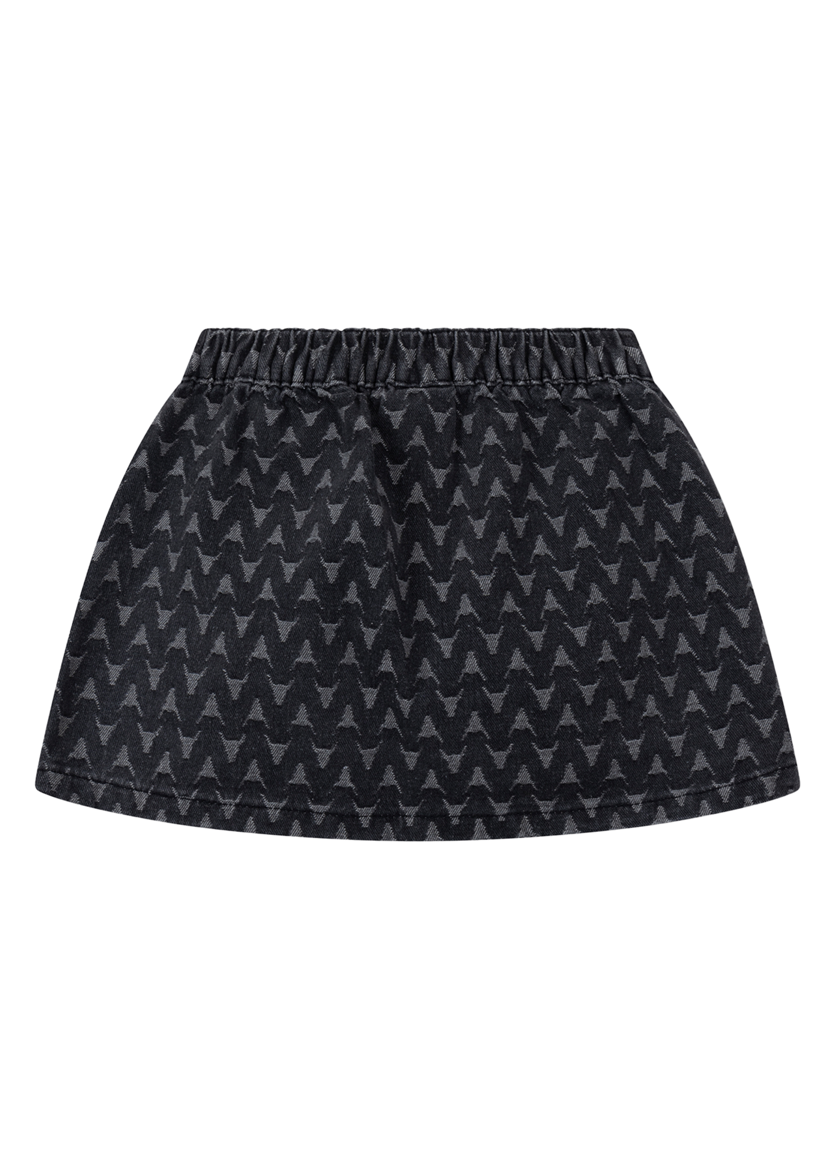 Alix Mini kids woven bull skirt | dark grey
