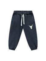 Alix Mini baby knitted bull logo pants
