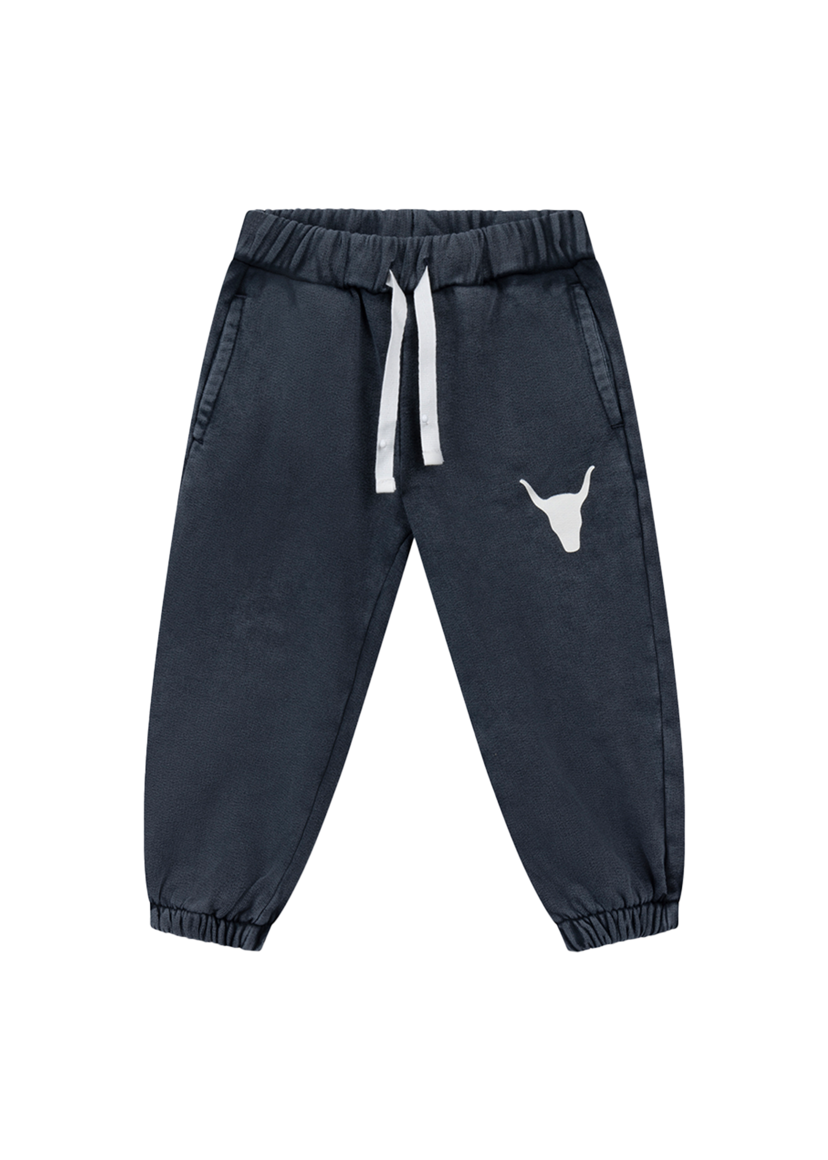 Alix Mini baby knitted bull logo pants