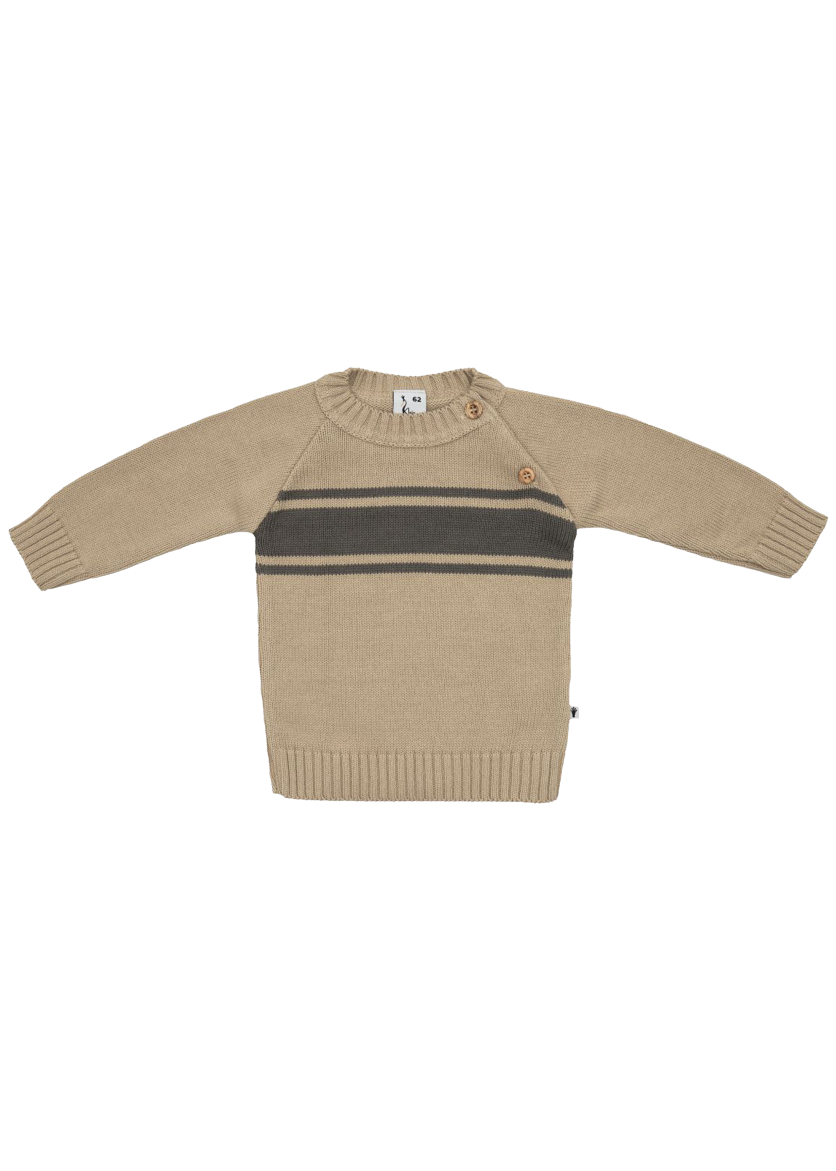 Klein Baby Knitted Sweater Stripes Filipe Beige