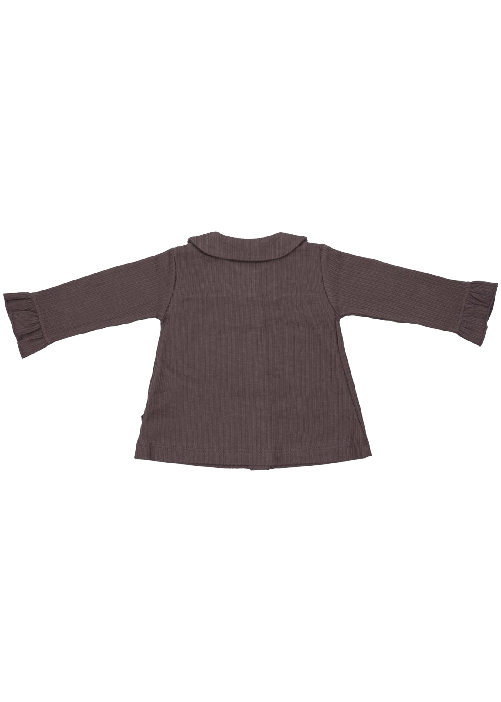 Klein Baby Cardigan Collar Rib Purple