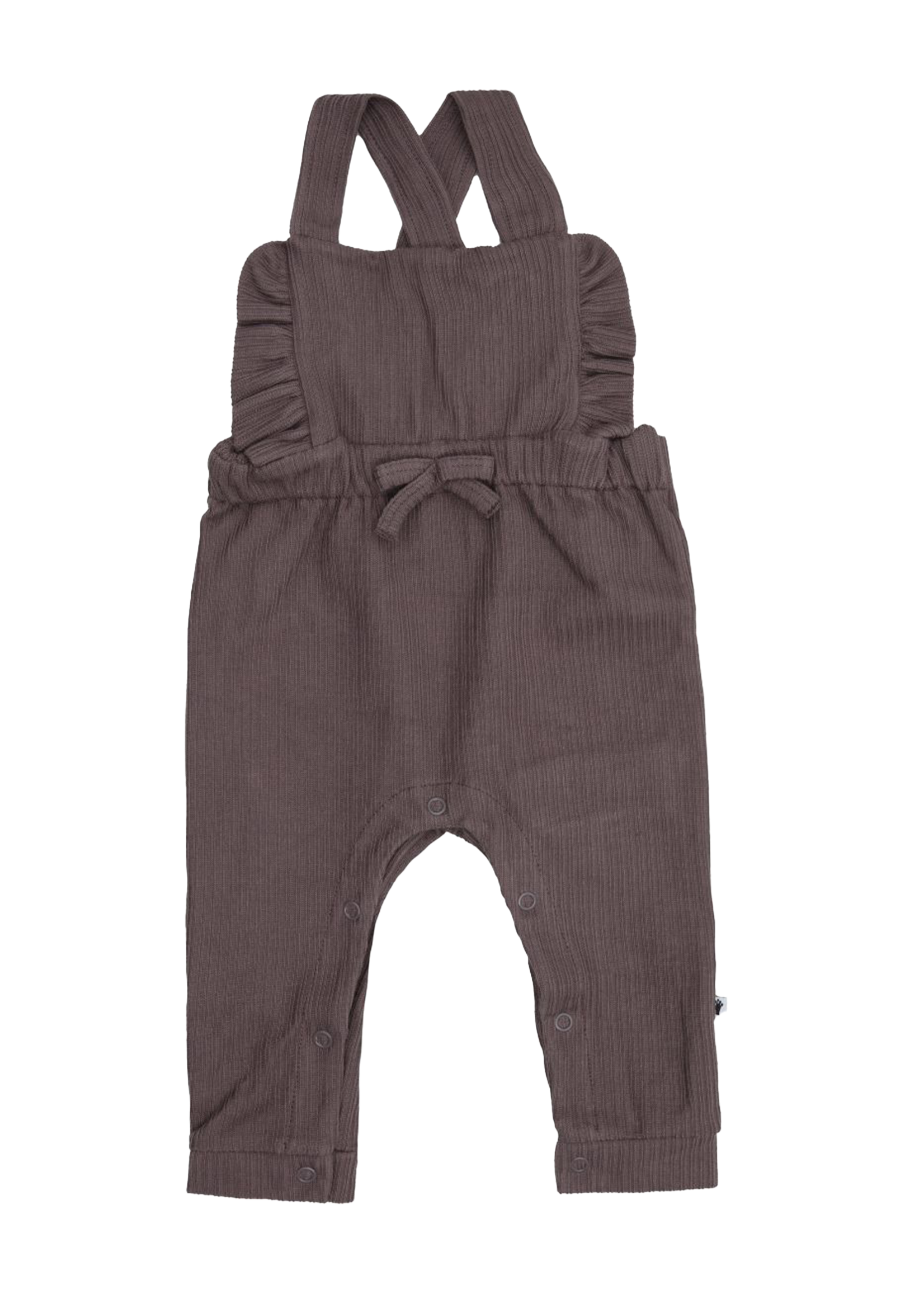 Klein Baby Jumpsuit Ruffle Rib Purple