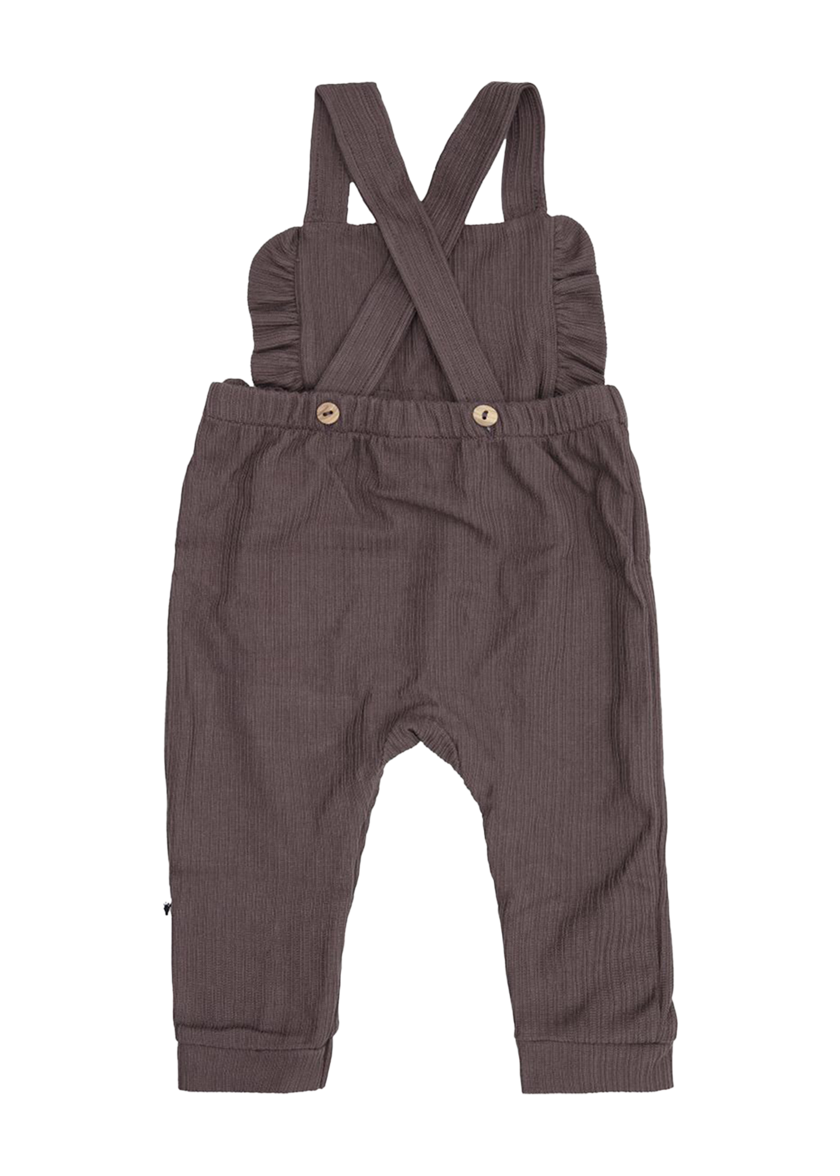 Klein Baby Jumpsuit Ruffle Rib Purple