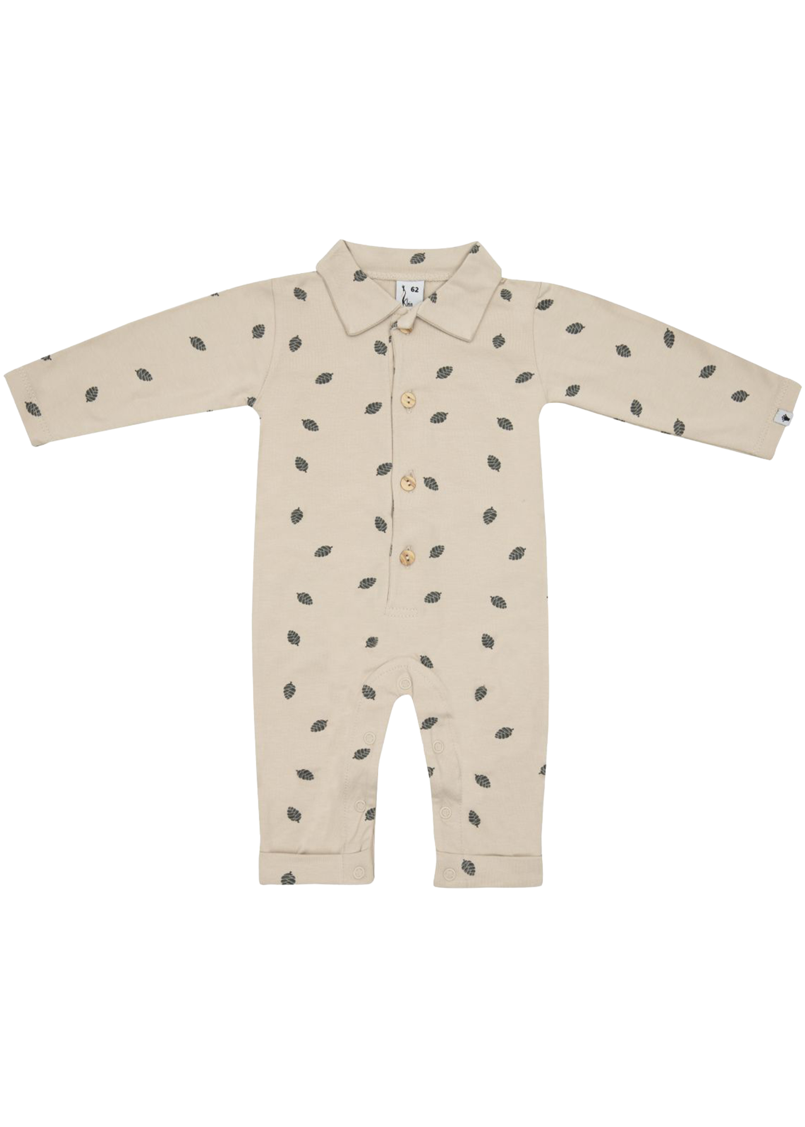 Klein Baby Polo Jumpsuit AOP Pinecone