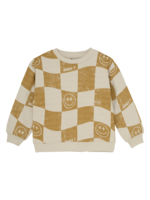 Daily 7 Oversized Sweater Alloverprint | Sand