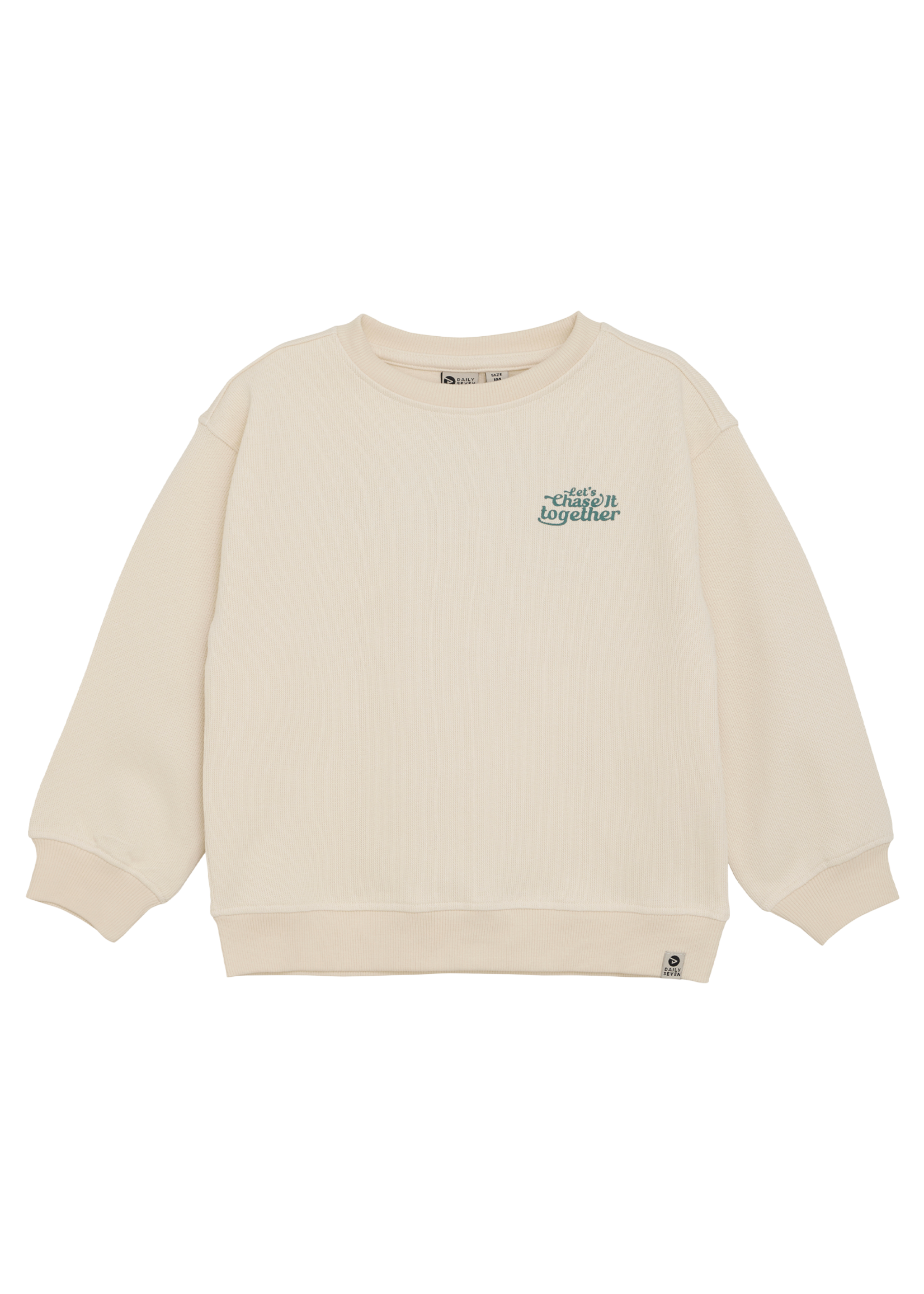 Daily 7 Oversized Sweater Backprint | Sand