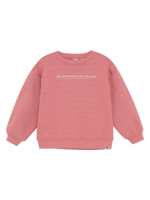 Daily 7 Oversized Sweater Backprint | Coral Clay