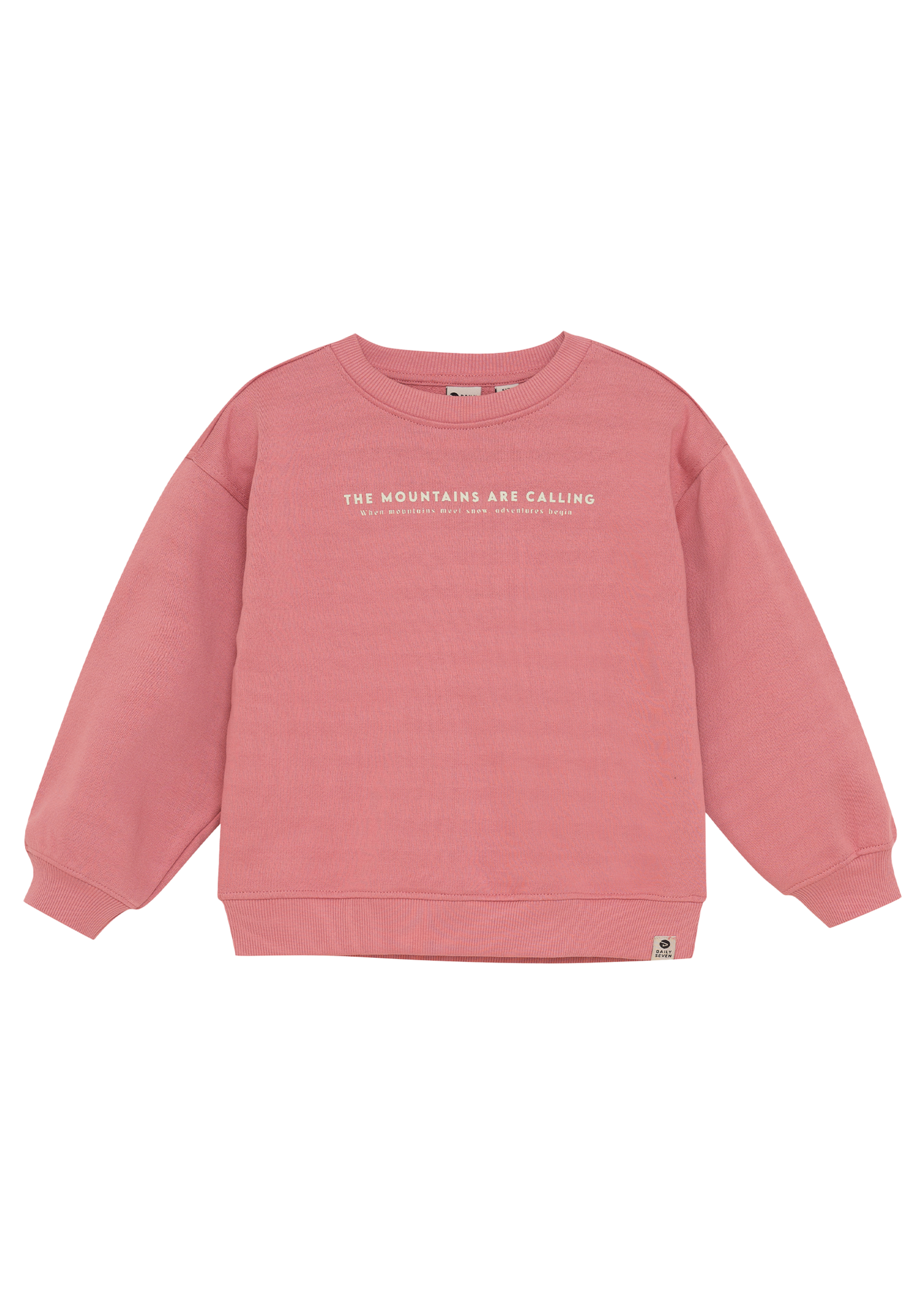 Daily 7 Oversized Sweater Backprint | Coral Clay