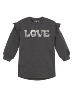 Daily 7 Sweatdress Longsleeve Print | Grey