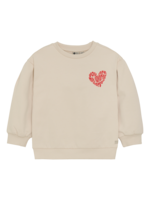 Daily 7 Sweater Brushed Backprint | Sand