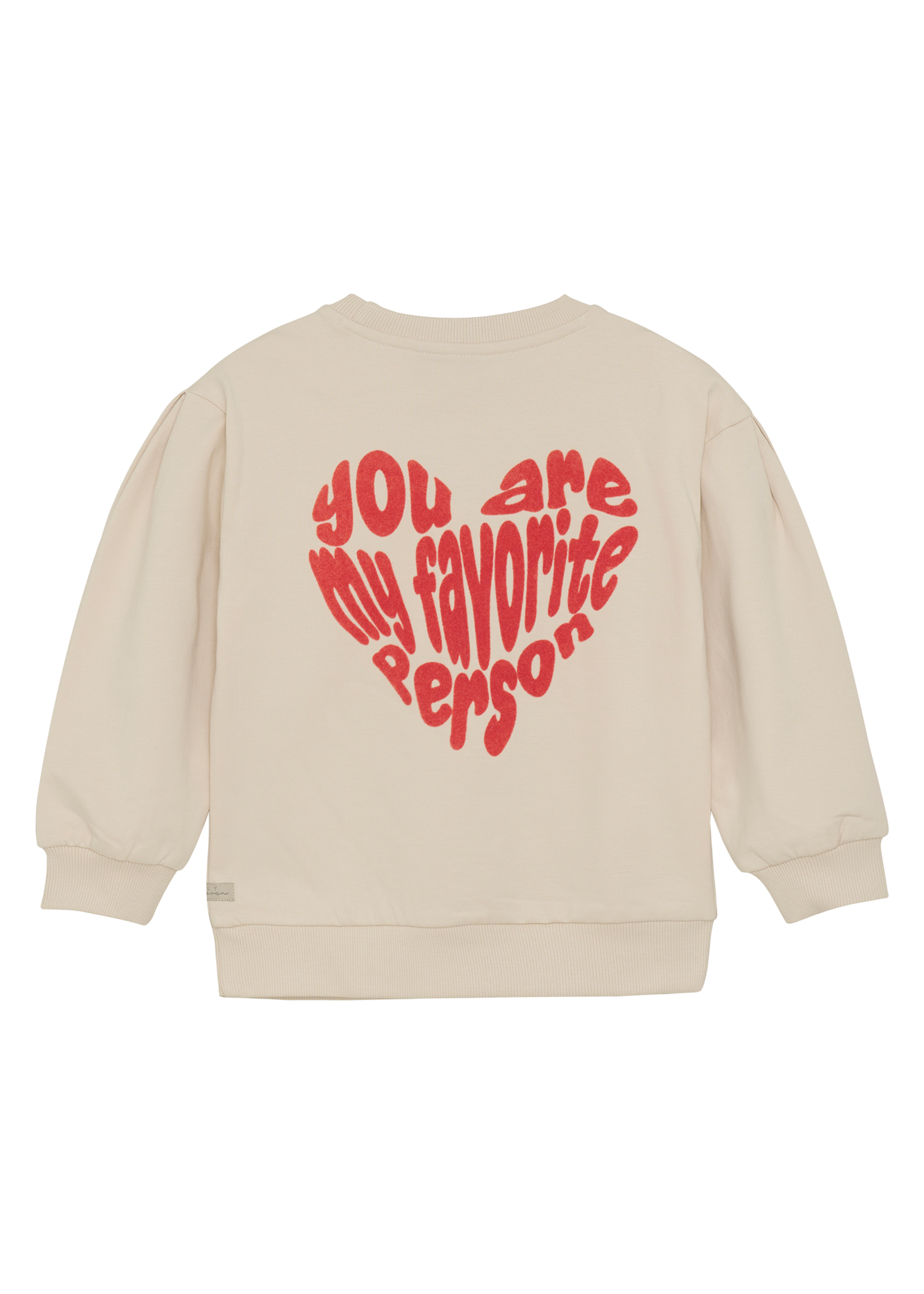 Daily 7 Sweater Brushed Backprint | Sand