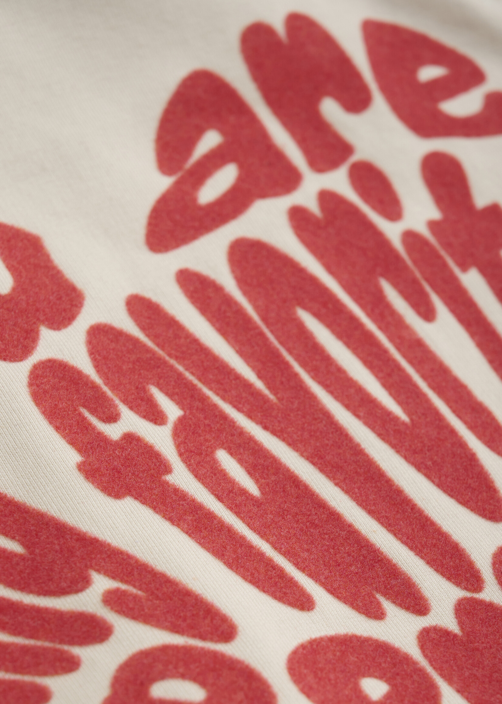 Daily 7 Sweater Brushed Backprint | Sand