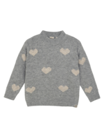 Daily 7 Knitted Sweater Heart | Grey