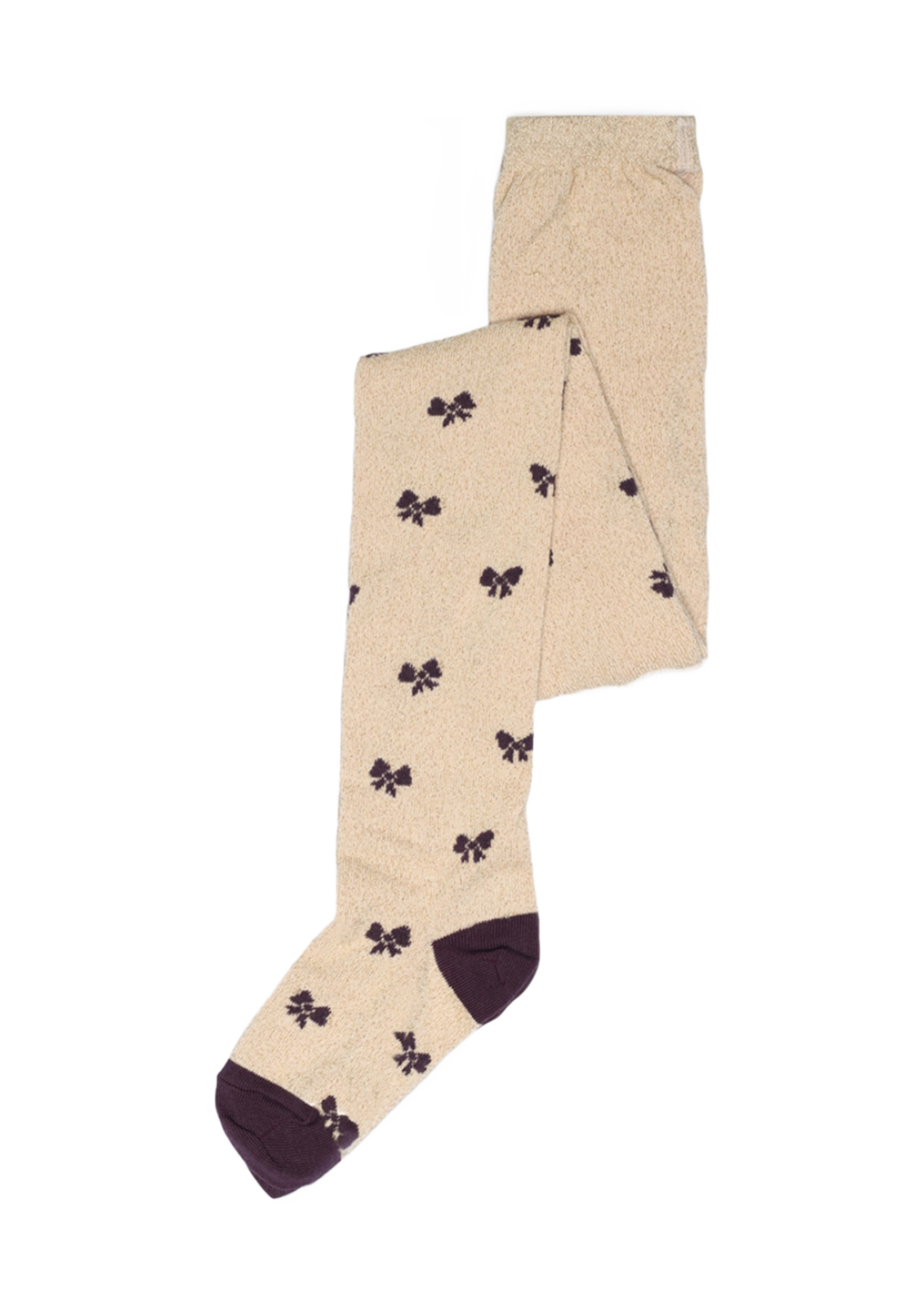MP Denmark Glitter tights – Bow Crystal Pink