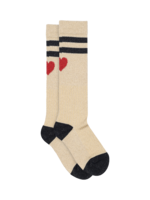 MP Denmark Elga glitter knee socks | Champagne